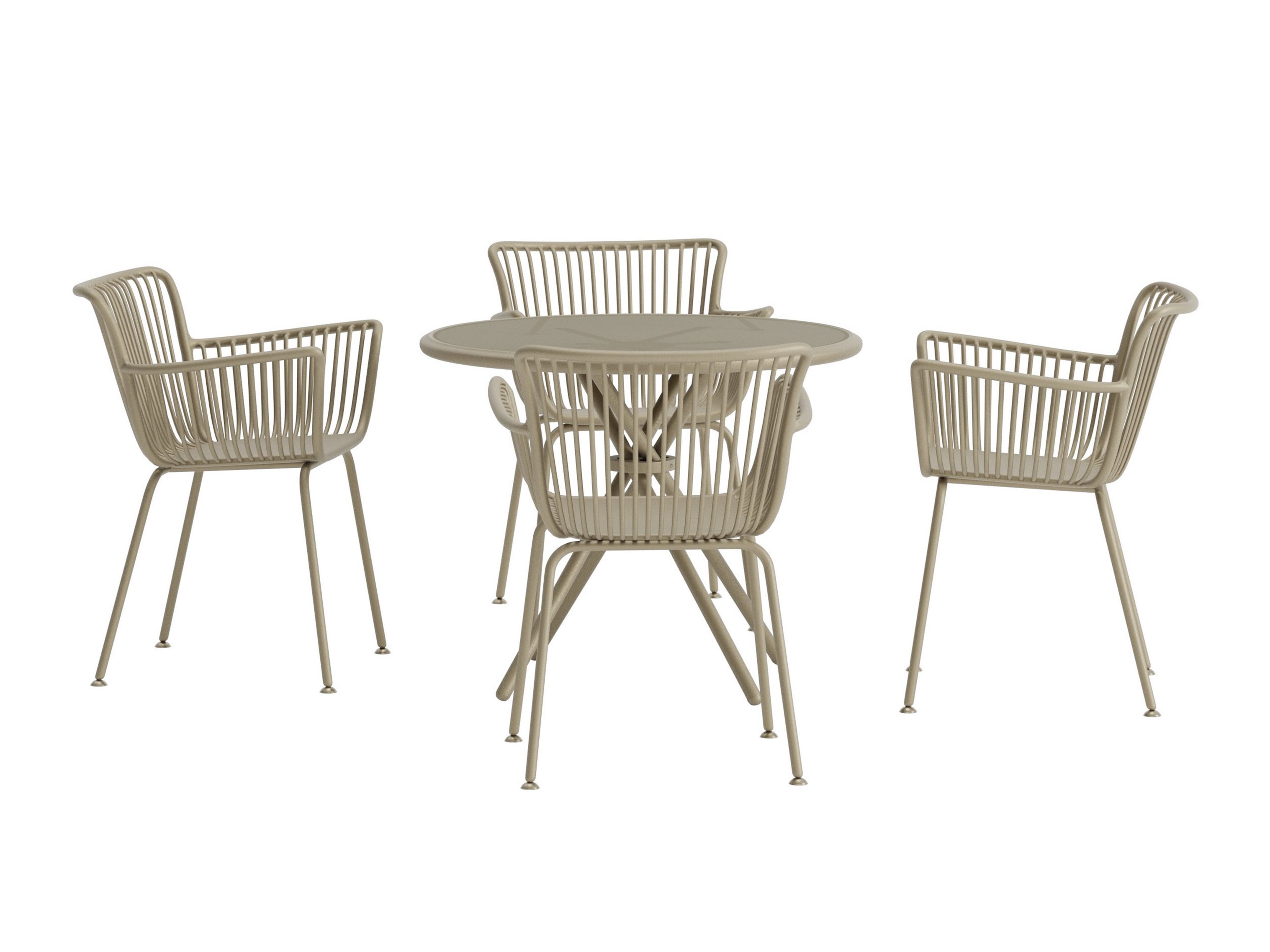 Galds un krēslu komplekts Dallas 5163