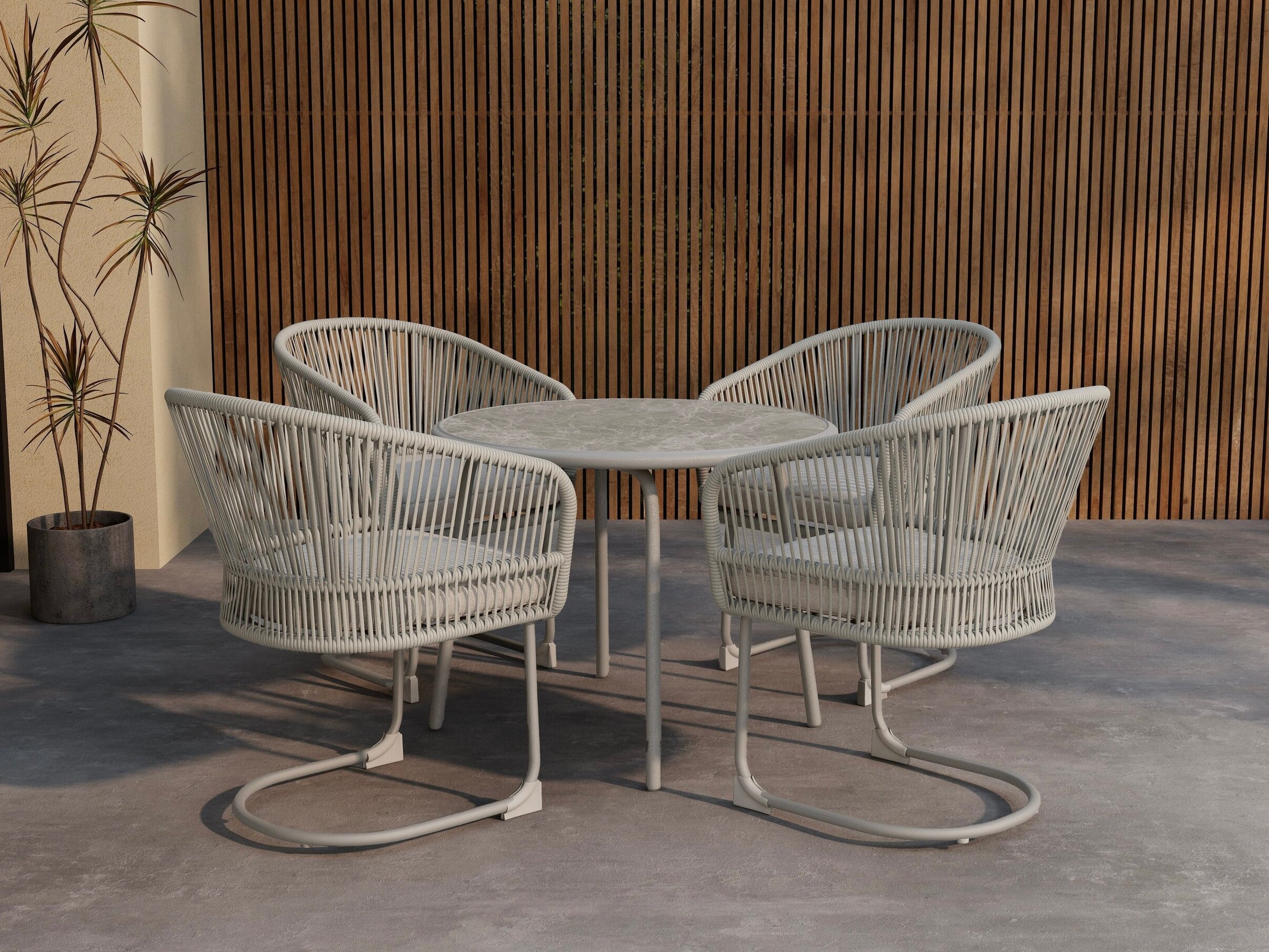 Galds un krēslu komplekts Dallas 5164