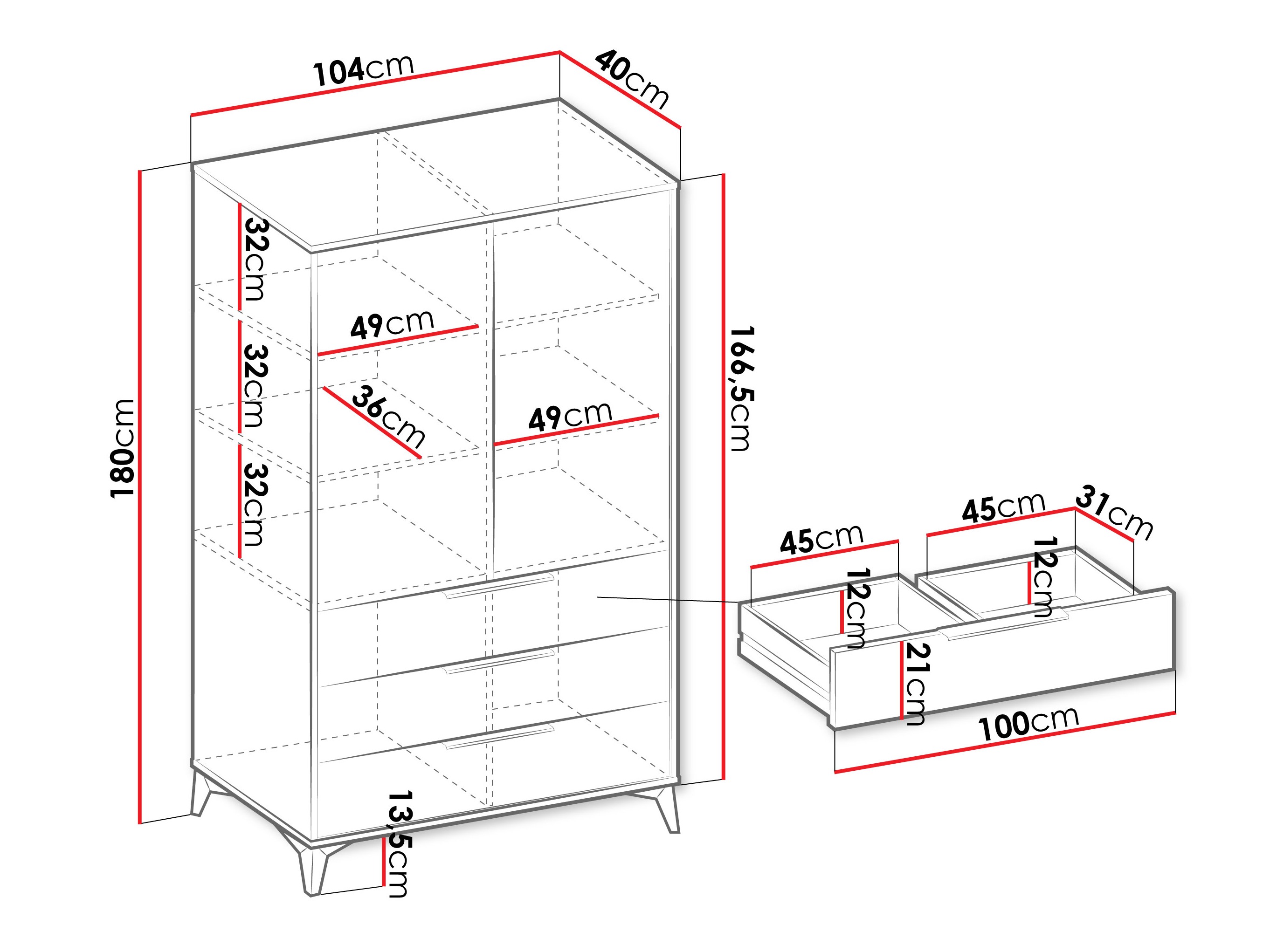 Plaukts Comfivo Enoteo 104