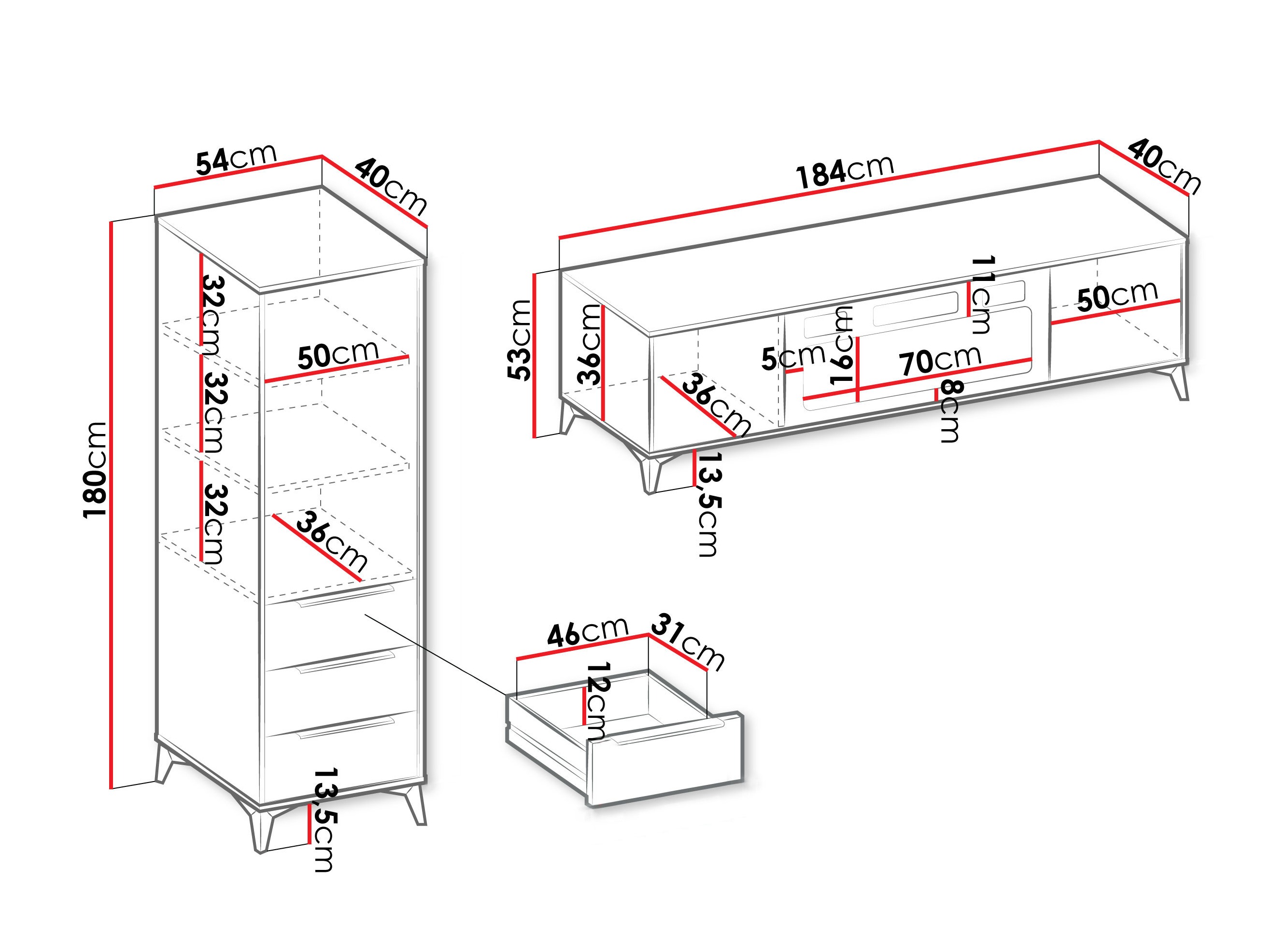 Viesistabas komplekts Comfivo Citrus V