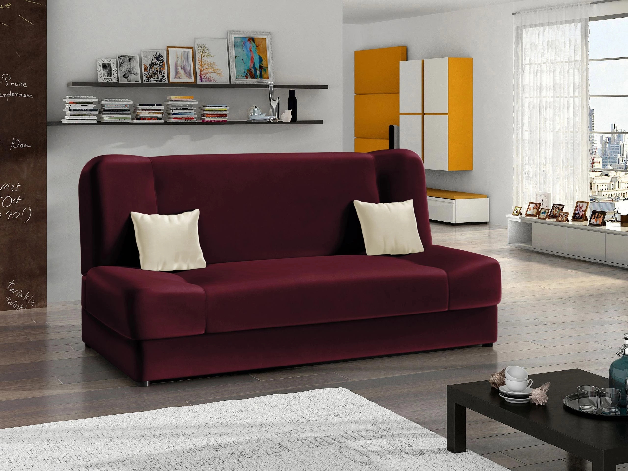 Dīvāns gulta Comfivo Cera (Magic Velvet 2202 + Magic Velvet 2250)