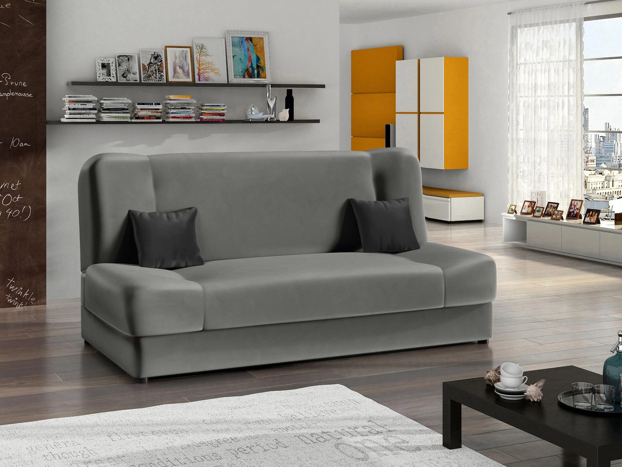 Dīvāns gulta Comfivo Cera (Magic Velvet 2217 + Magic Velvet 2219)