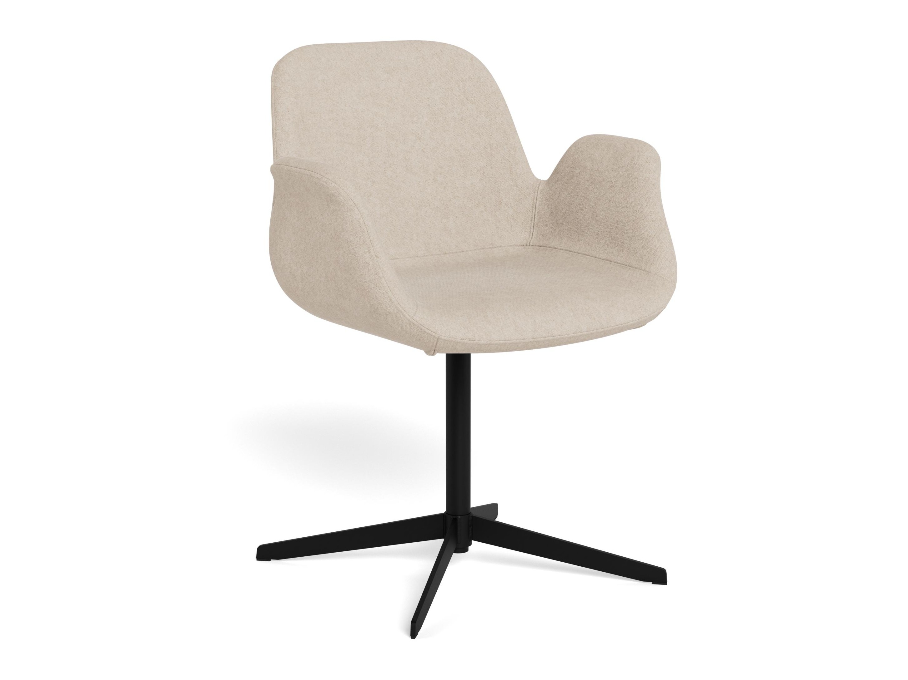 Krēsls Norsica 1058 (Melns + Gaiši brūns)