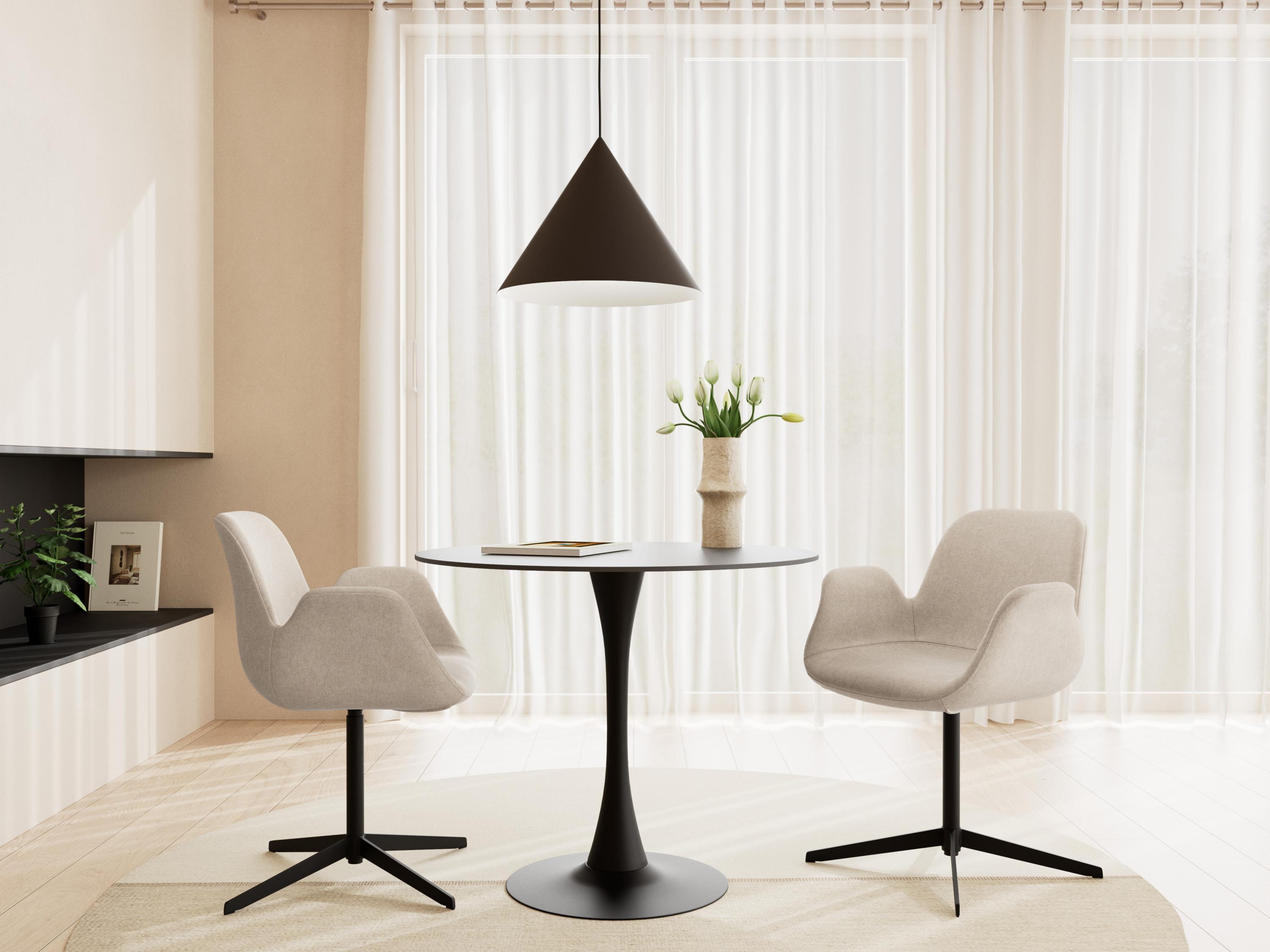 Krēsls Norsica 1058 (Melns + Gaiši brūns)