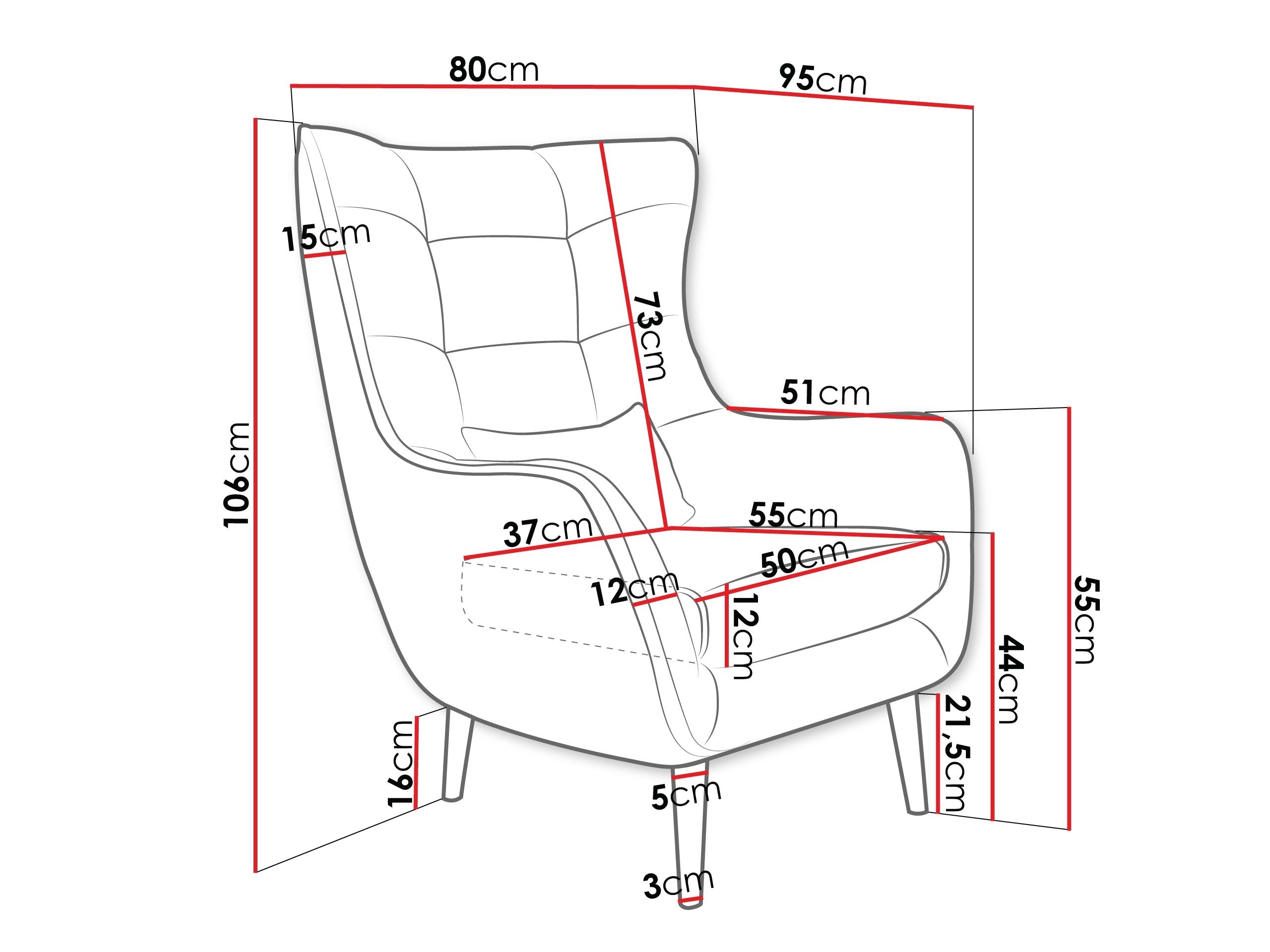 Krēsls Comfivo Ulmus VI (Lambi 03)