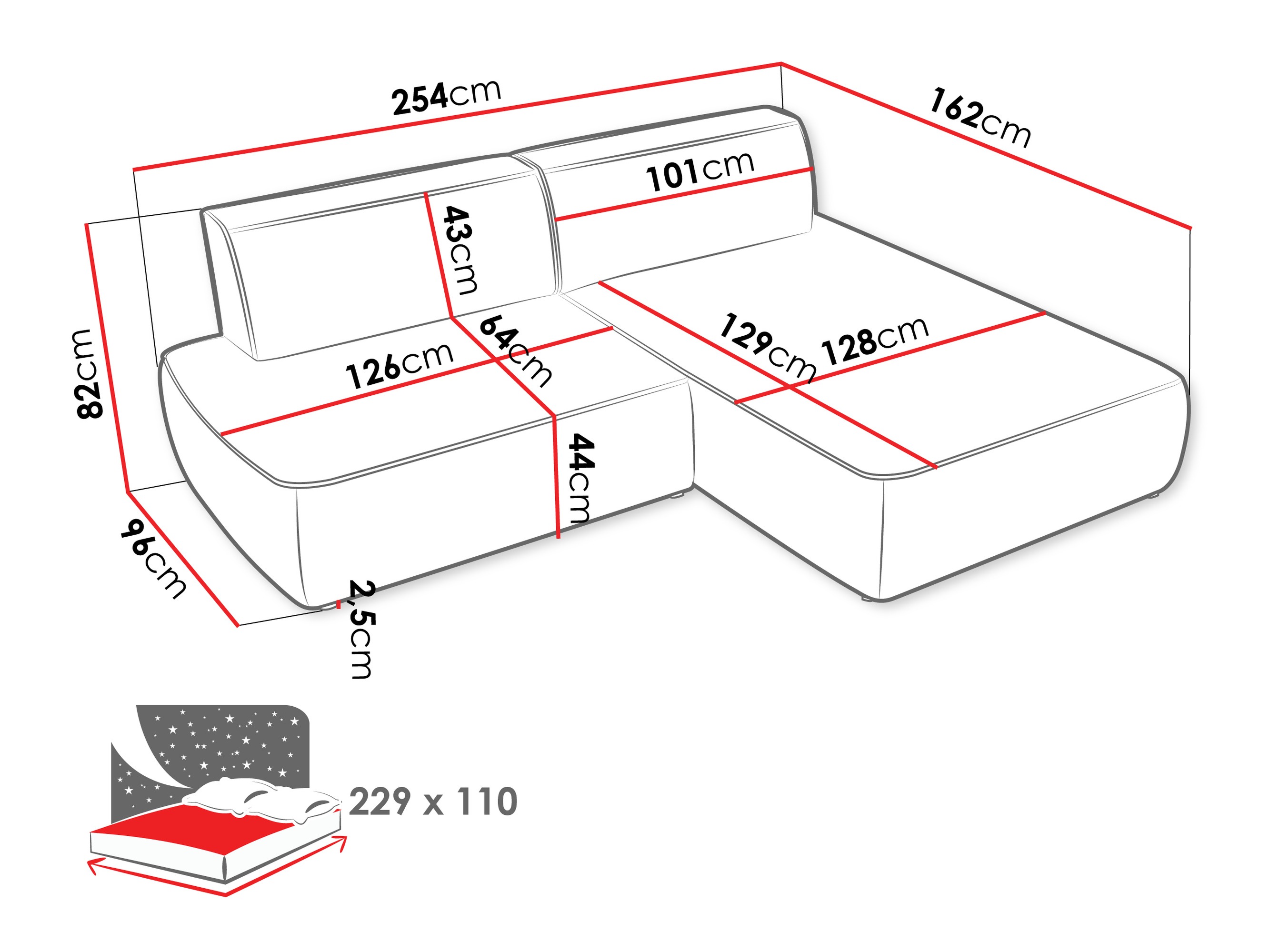 Stūra dīvāns Comfivo Soror (Velo 621)