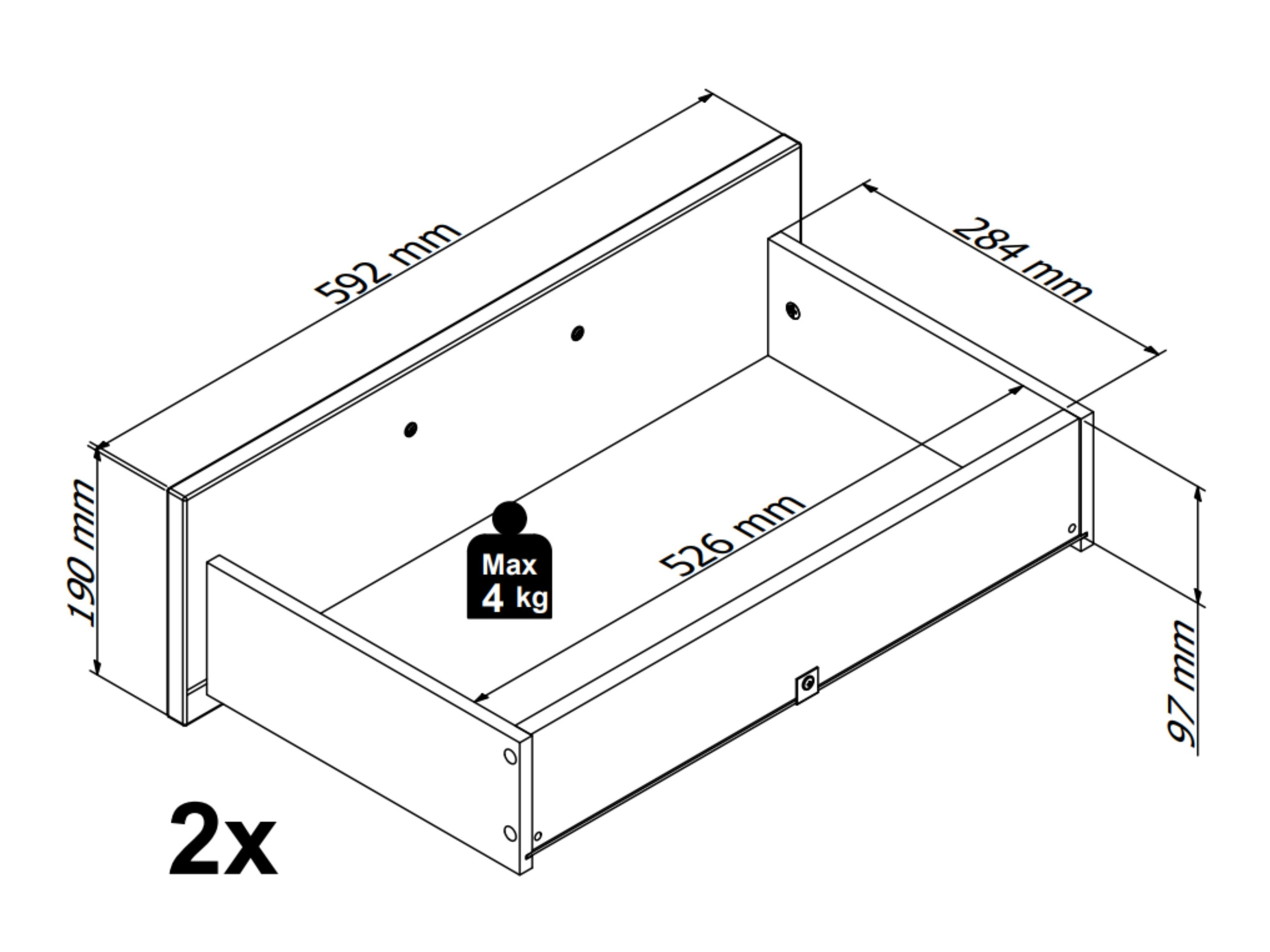 Naktsgaldiņš Livcali 100 (Artisan ozols + Kašmirs)