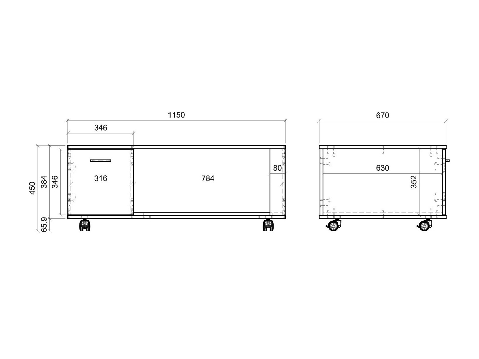 Žurnālu galdiņš Salsalo 106