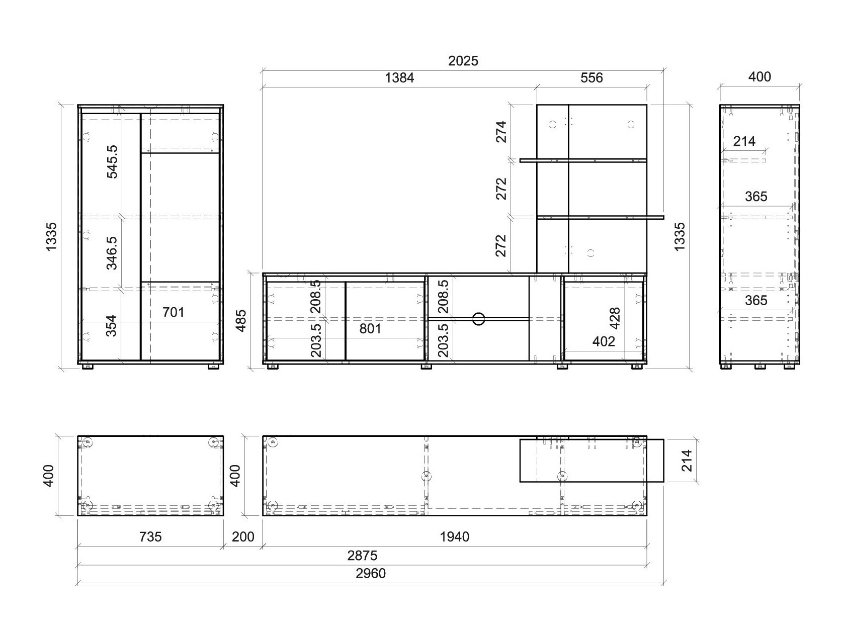Viesistabas komplekts Ontario 226