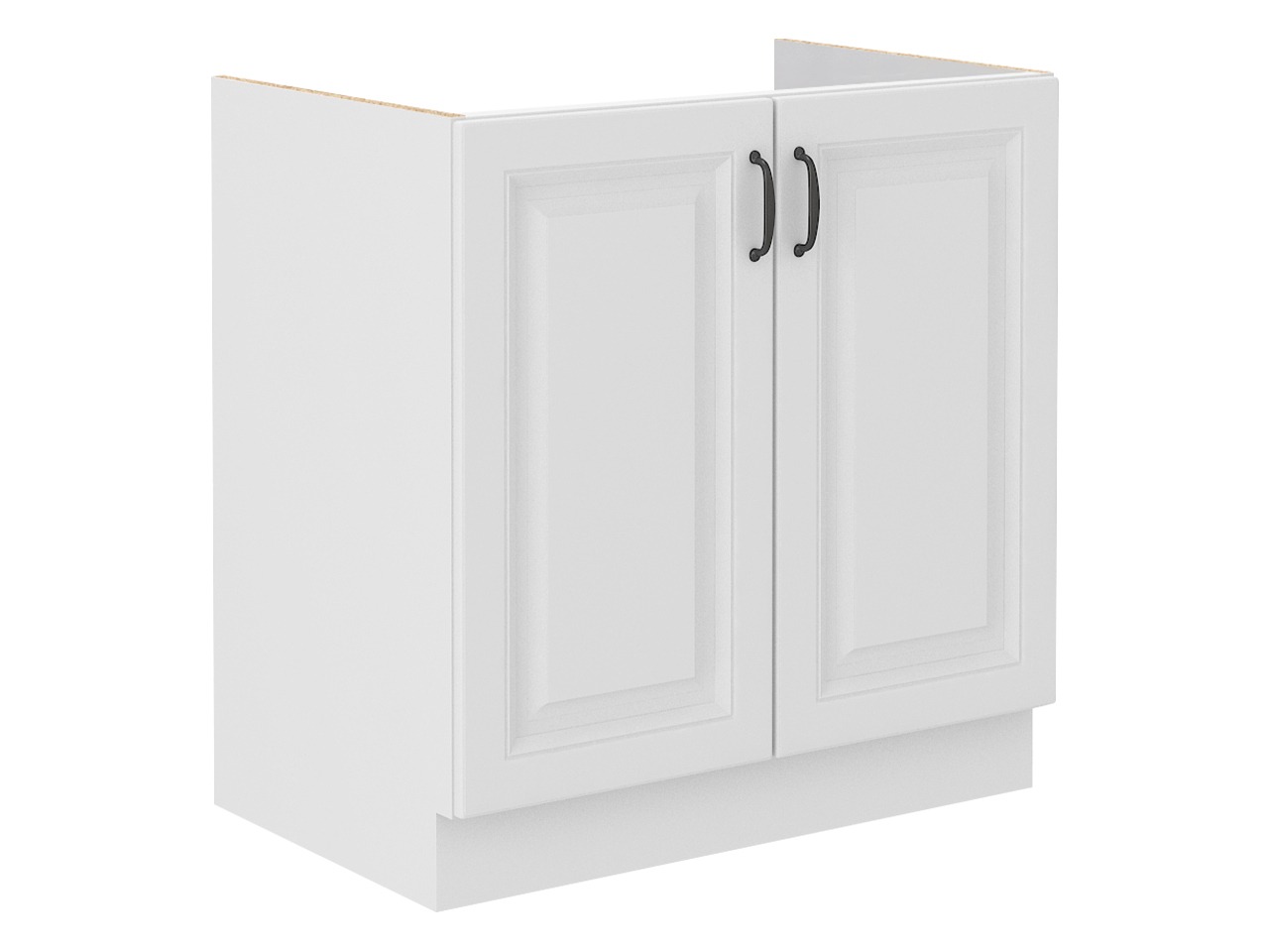 Moduļu skapis izlietnei ar durvīm Retro White 121
