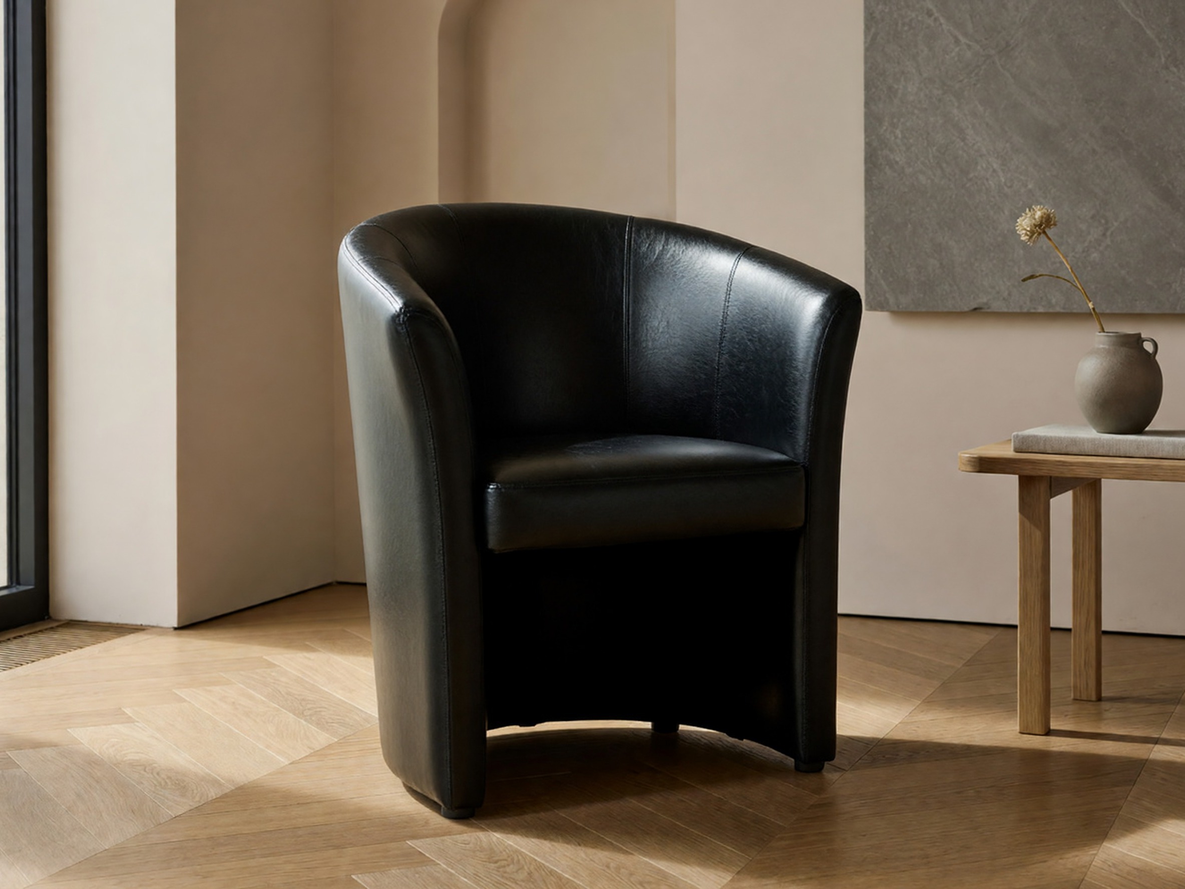 Krēsls Detroit 854 (Melns)