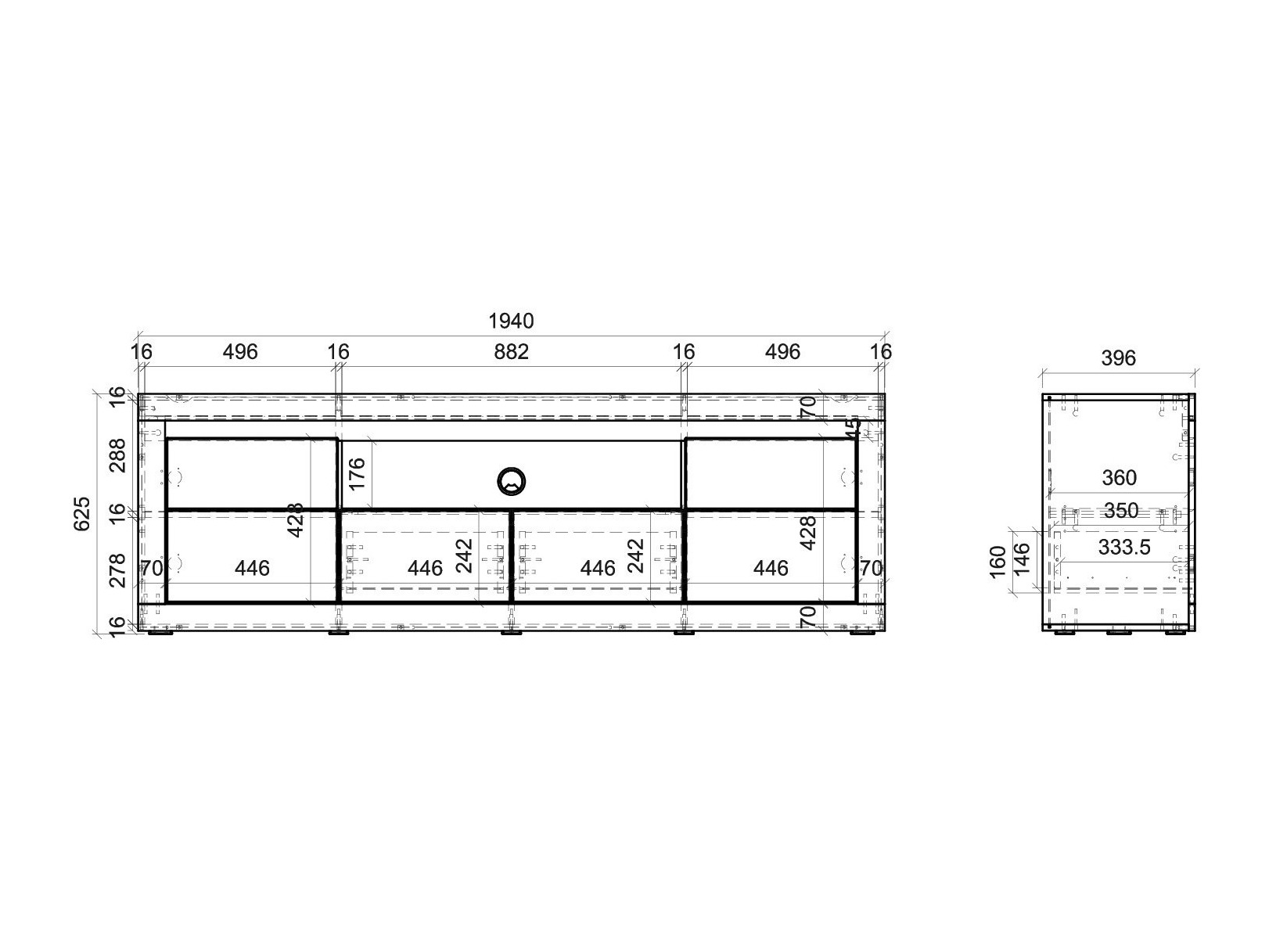TV galds Ophtola 108