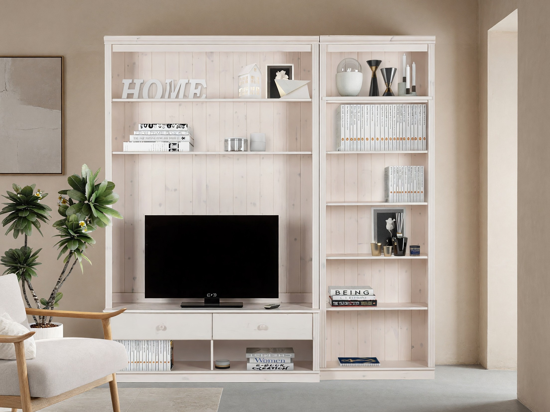 Viesistabas komplekts Saltoro 106 (Balts)