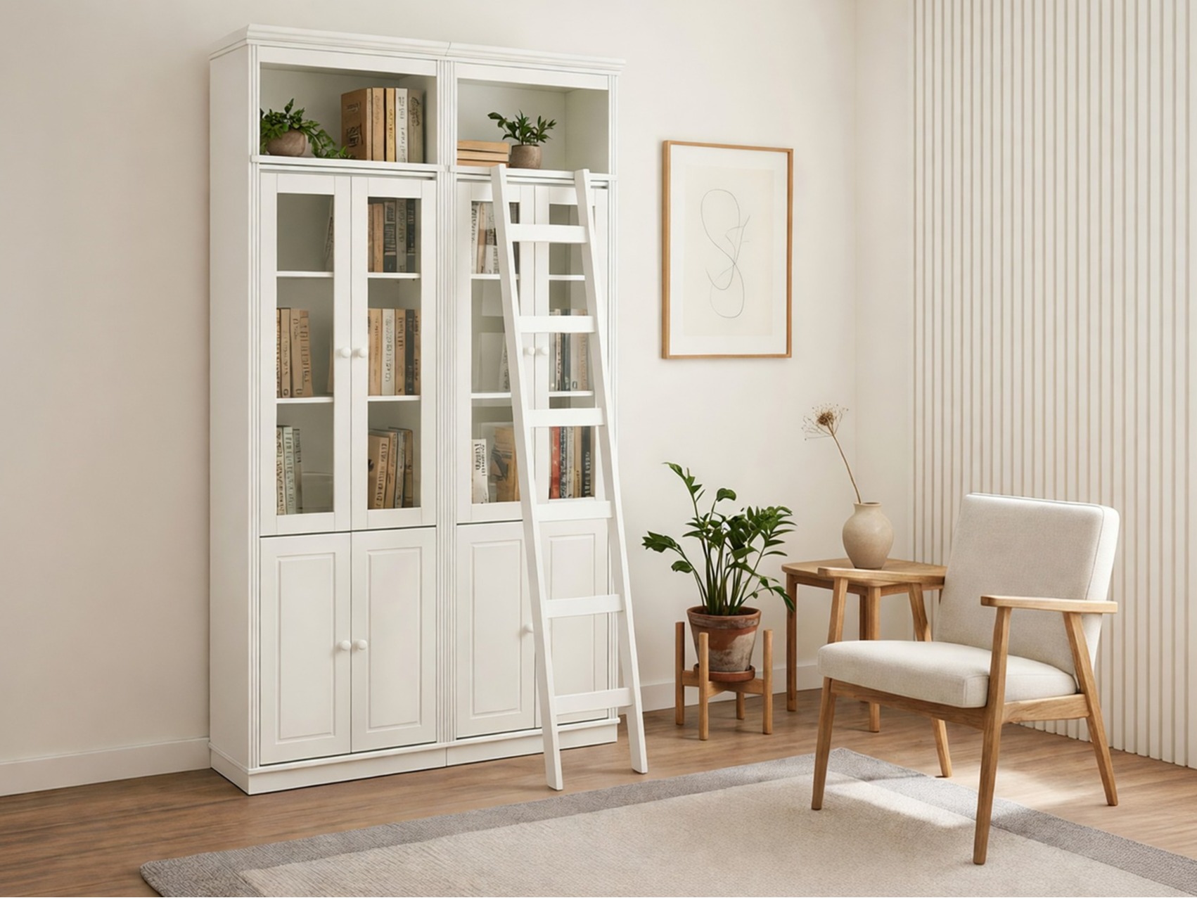 Plauktu komplekts Saltoro 120 (Balts)