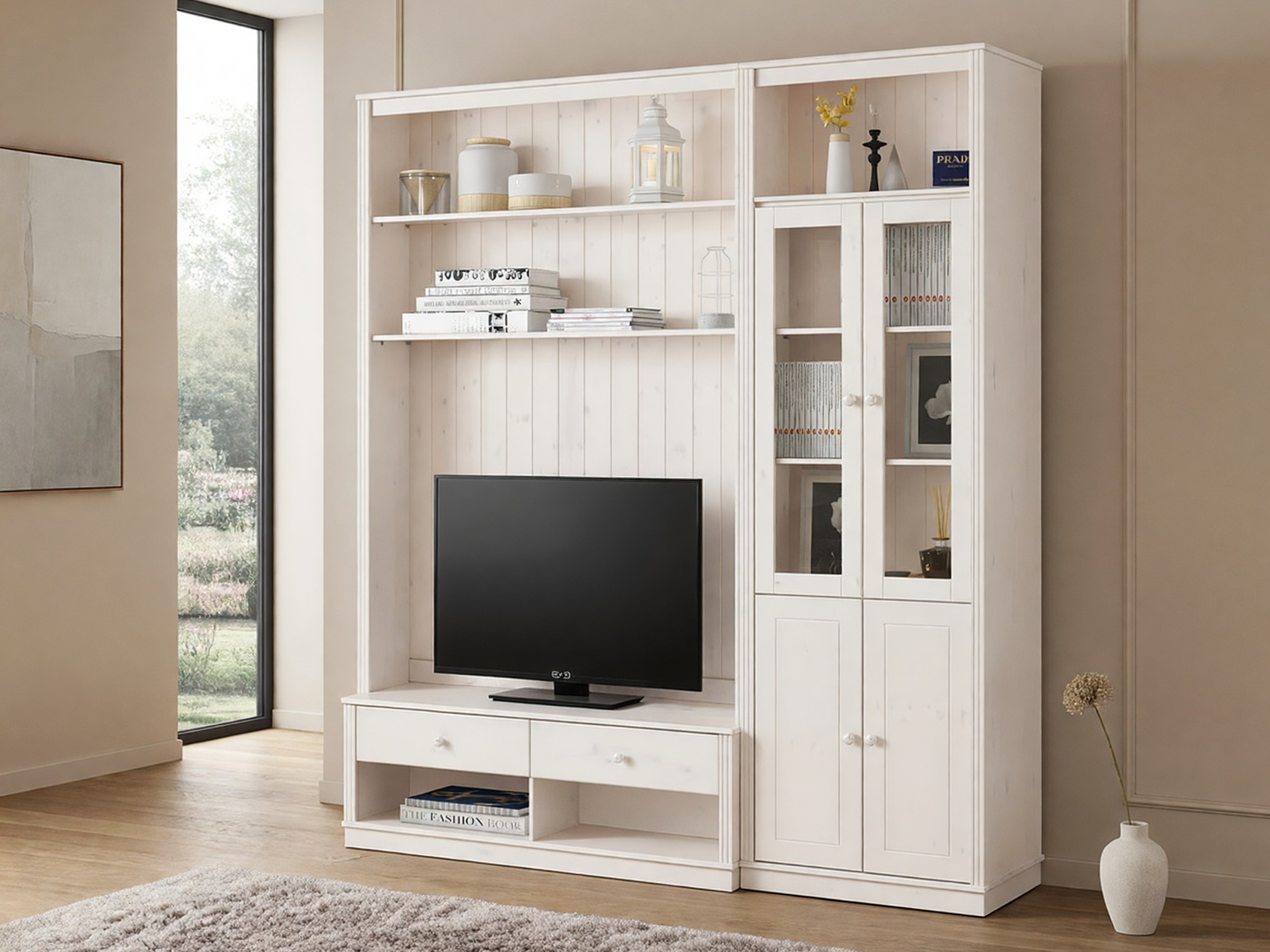 Viesistabas komplekts Saltoro 124 (Balts)