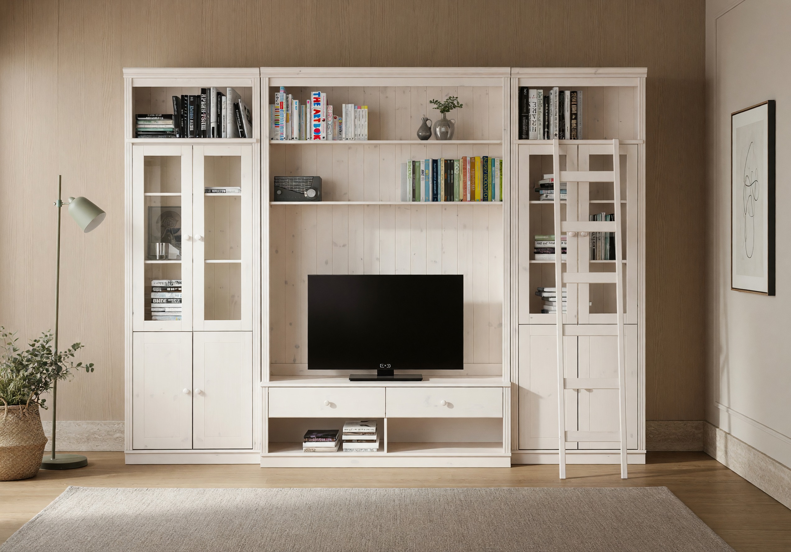 Viesistabas komplekts Saltoro 128 (Balts)