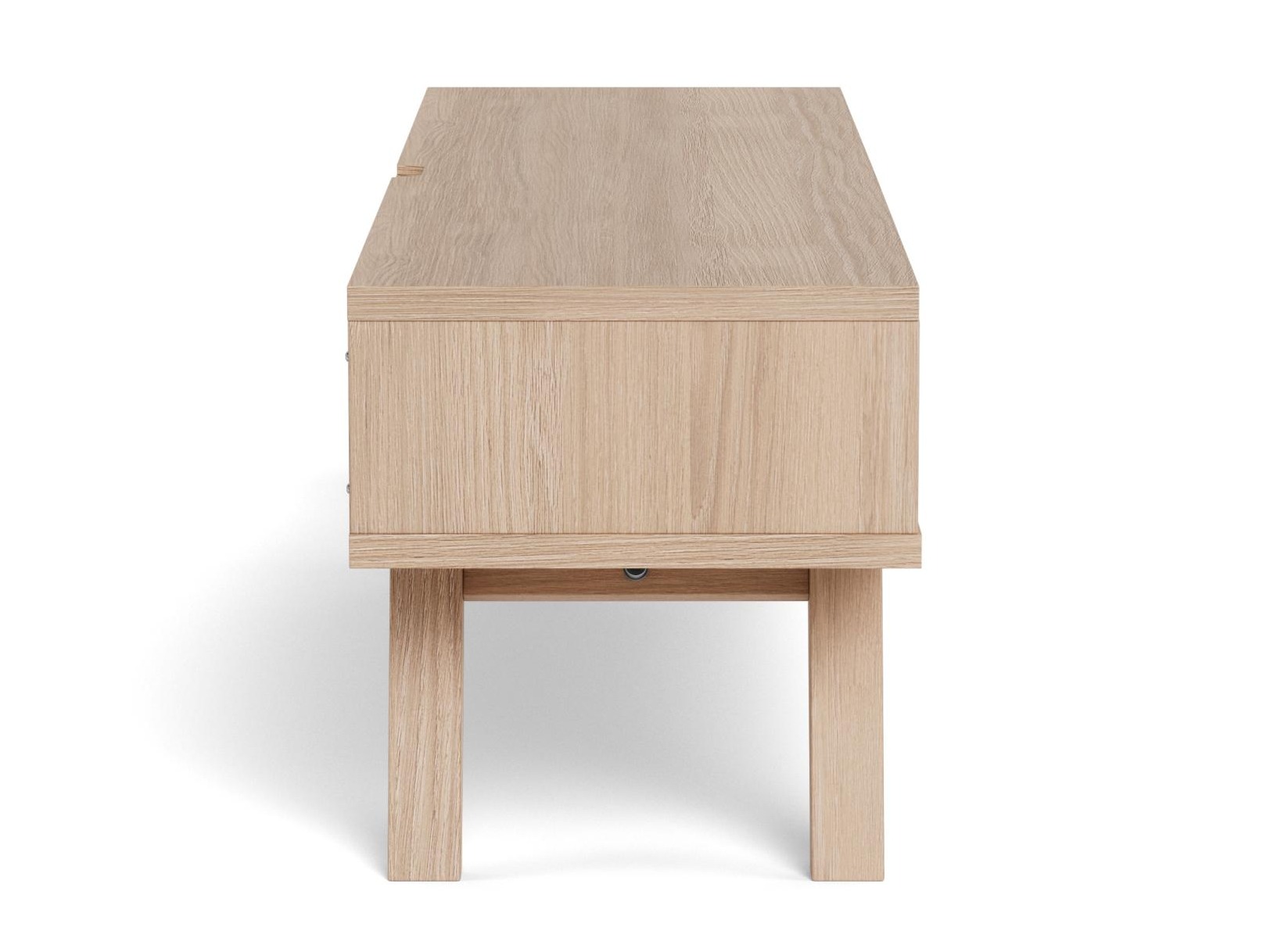 TV galds Norsica Albene 110 (Balināts ozols)