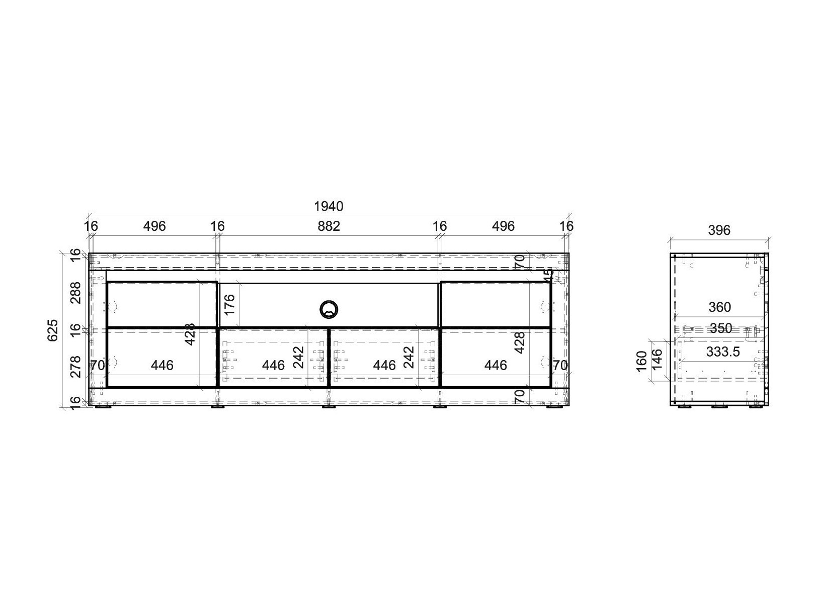 Viesistabas komplekts Ophtola 121 (Kreisais)