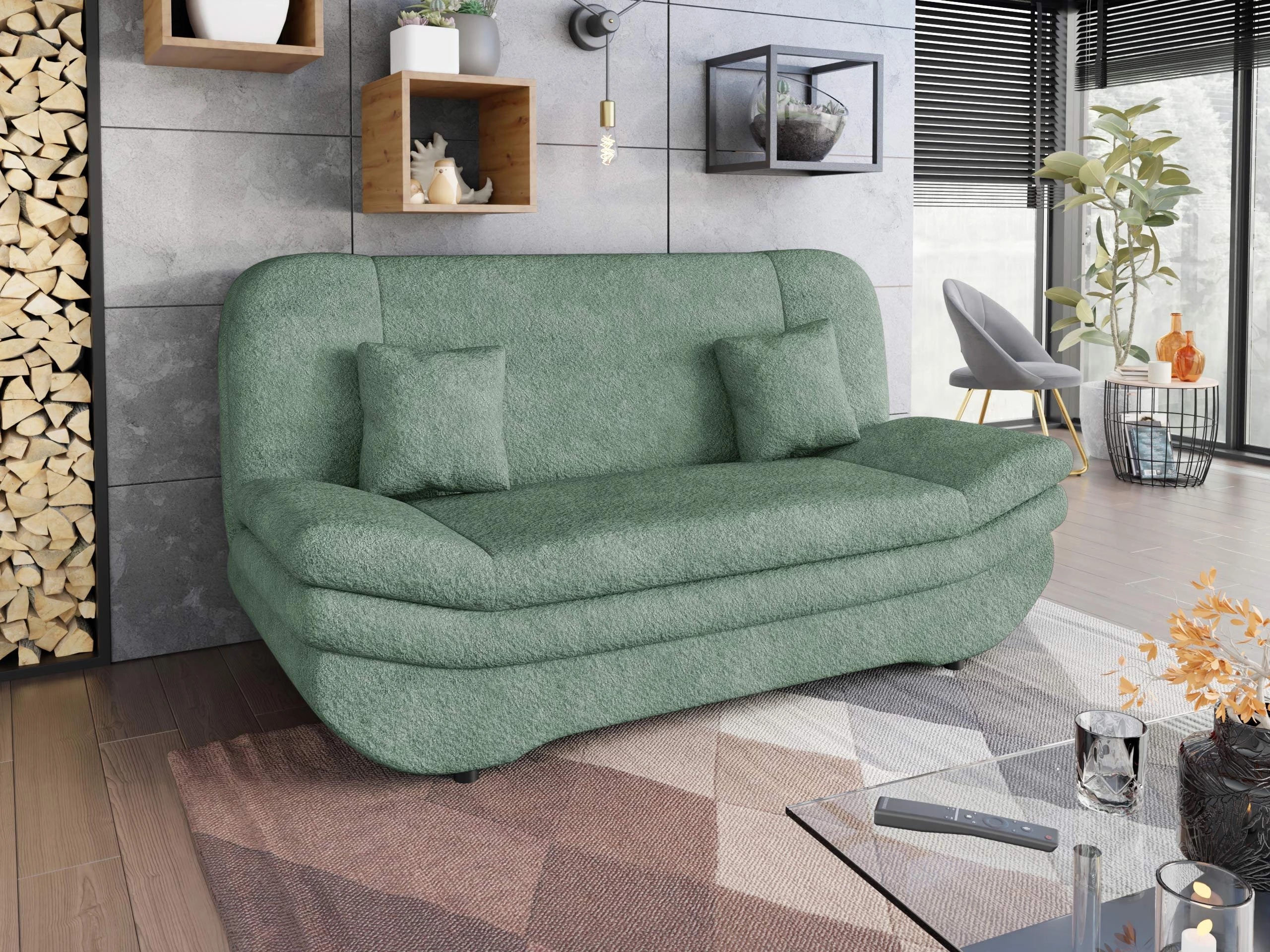 Dīvāns gulta Comfivo Silva (Coral 55)