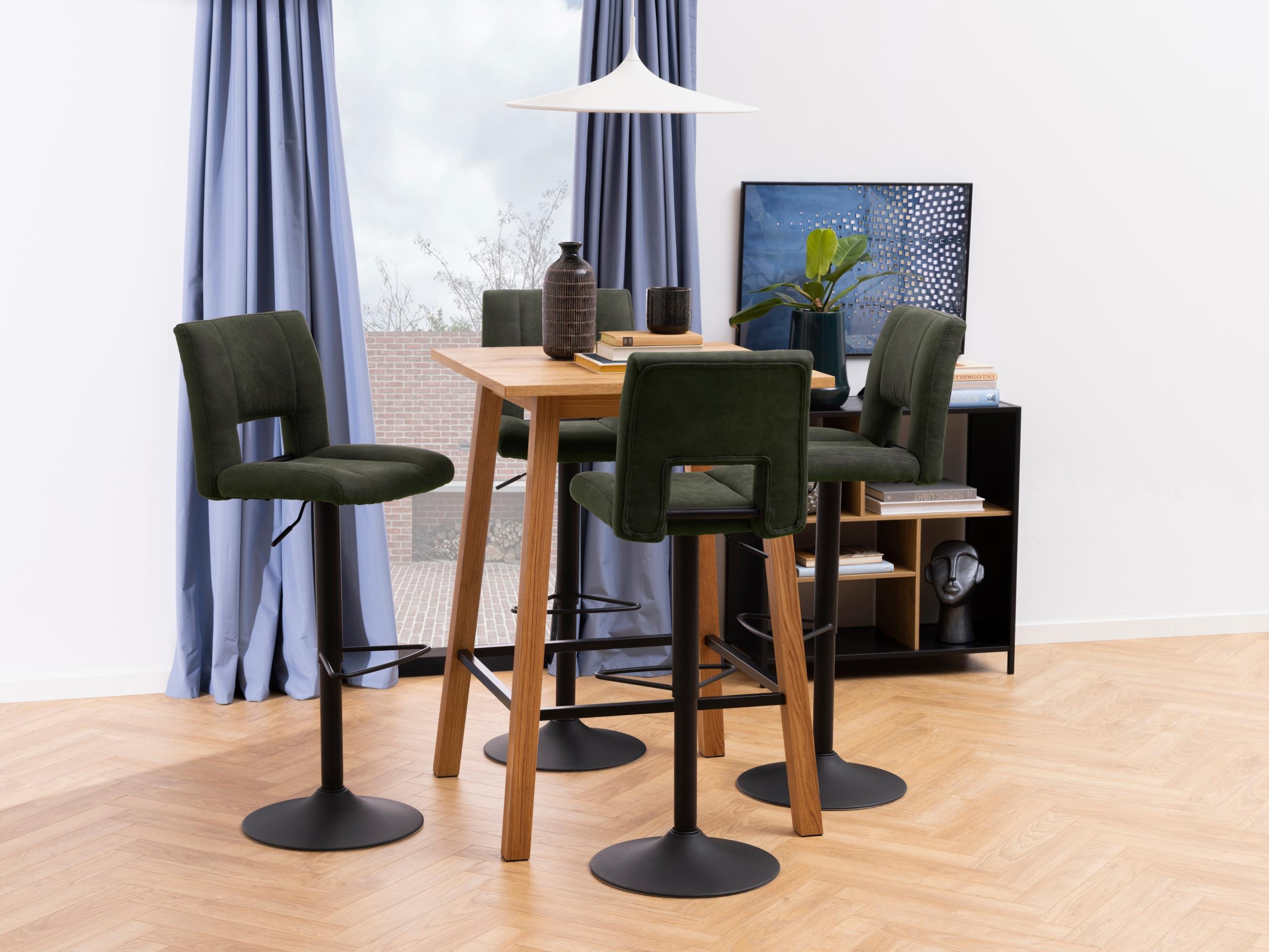 Zemais bāra krēsls Norsica 286 (Haki)