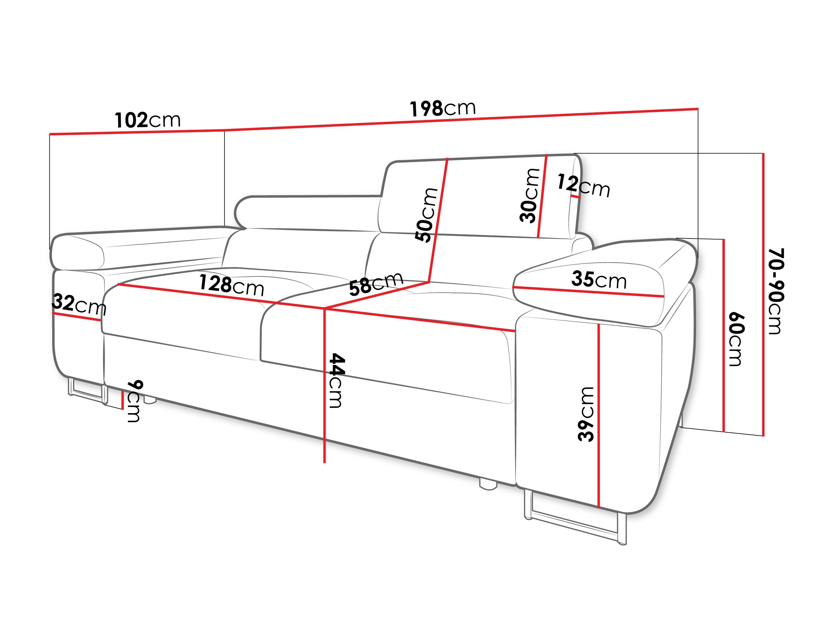 Dīvāns Comfivo Vinetum II (Margo 227.09)