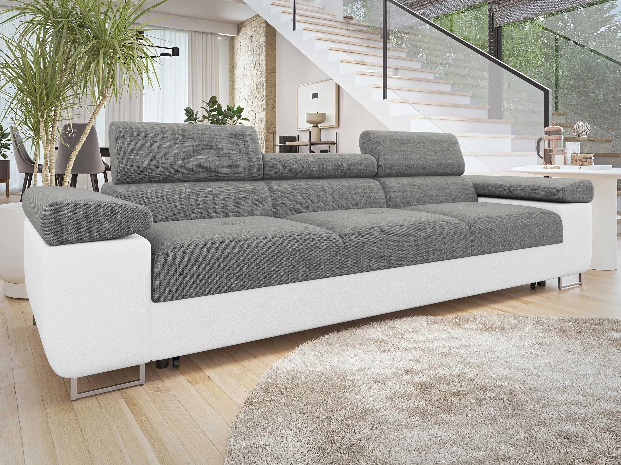 Dīvāns gulta Comfivo Vinetum (Soft 017 + Lux 05)