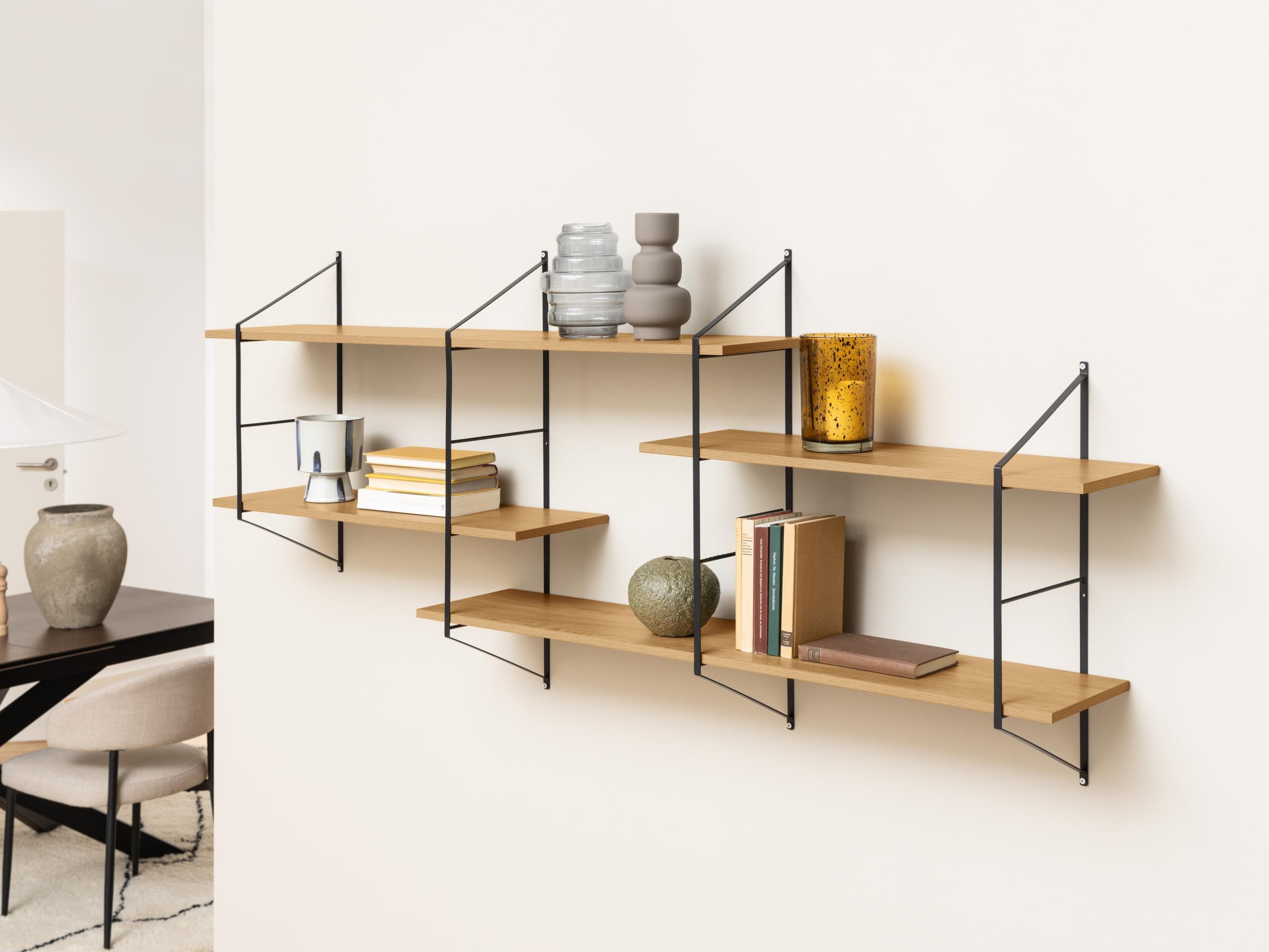 Piekarams plaukts Norsica 447 (Gaiši brūns + Melns)