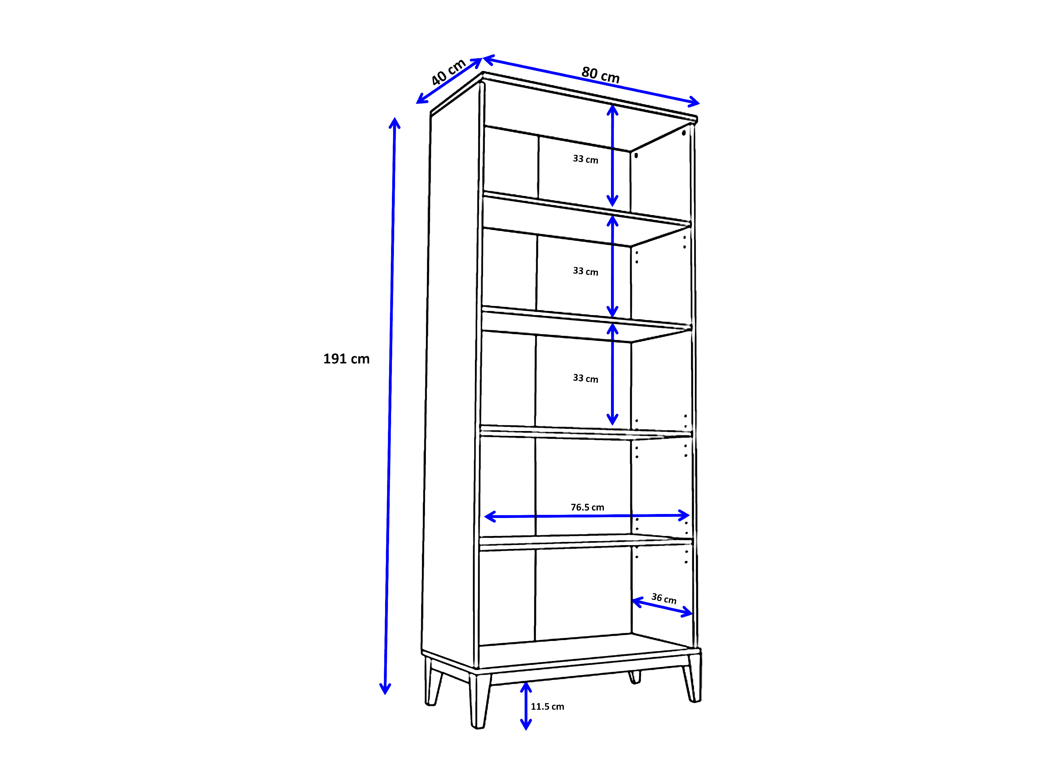 Plaukts Felmelo 101 (Balts + Votan ozols)