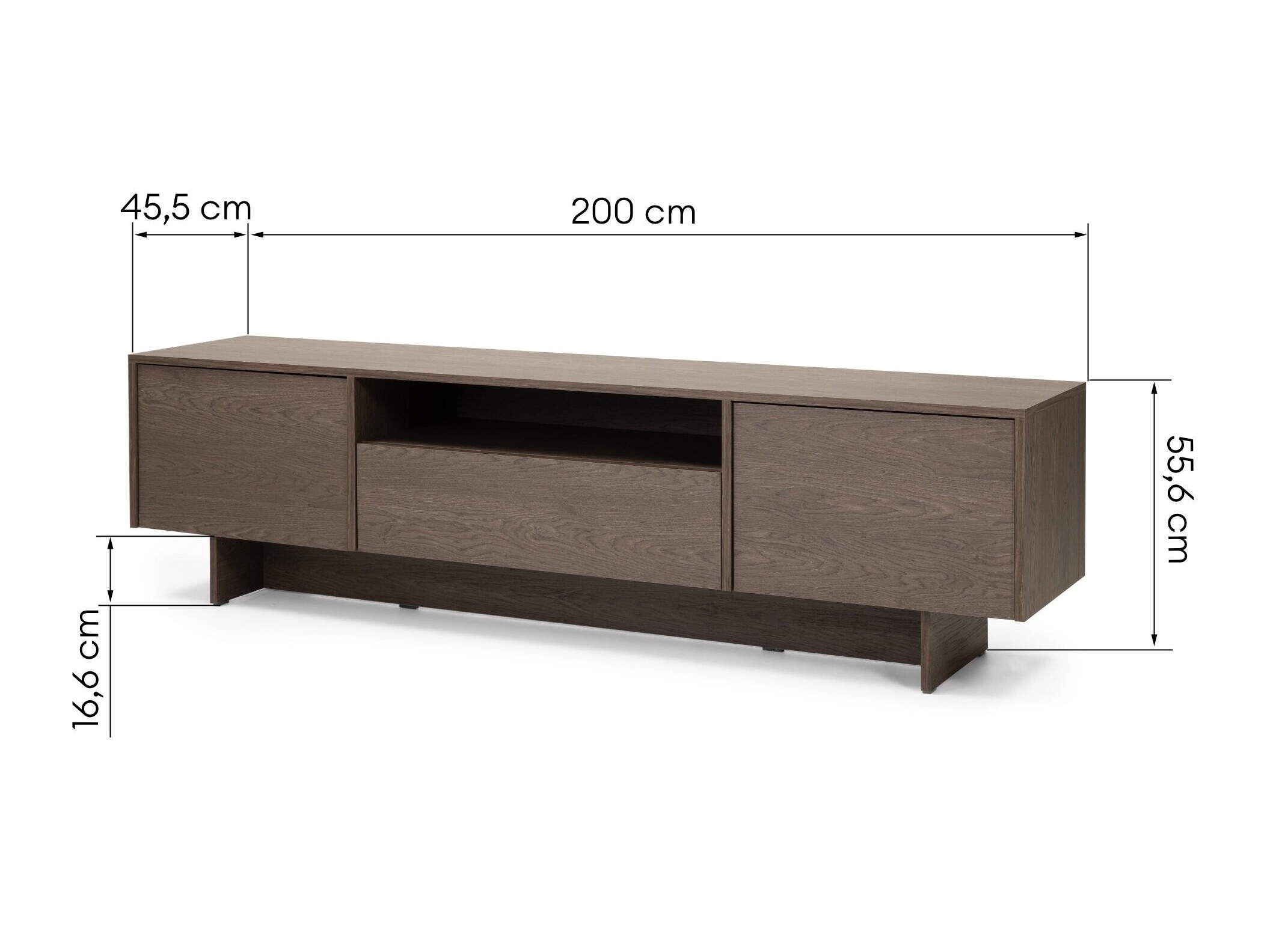 TV galds Sosone 103 (Tumšs koks)