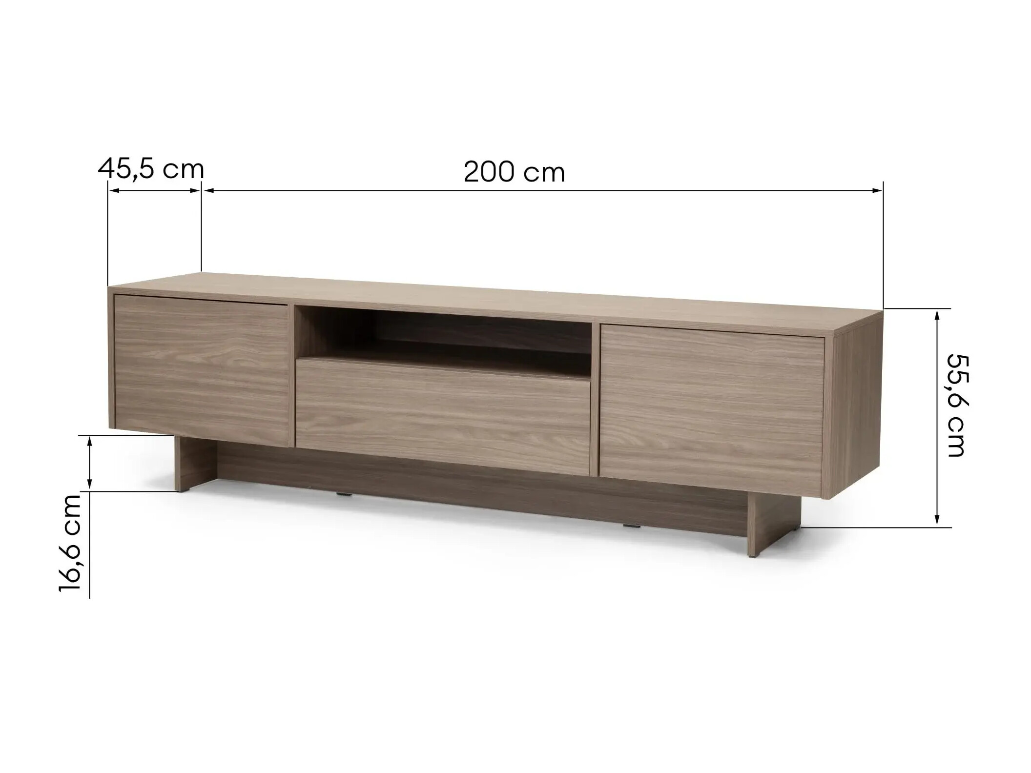 TV galds Sosone 103 (Tumšs ozols)