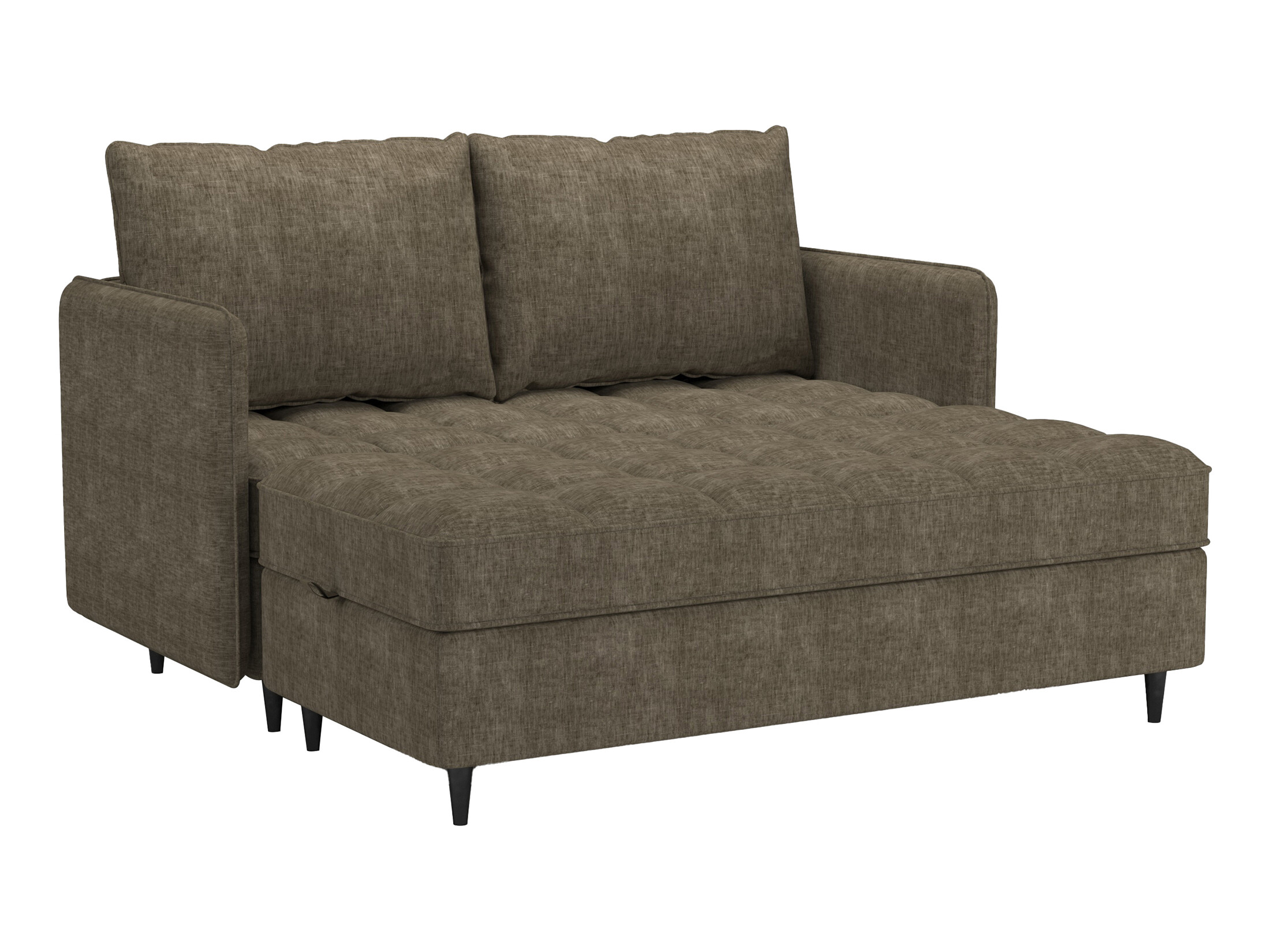 Stūra dīvāns Denton 1529 (Brūns)