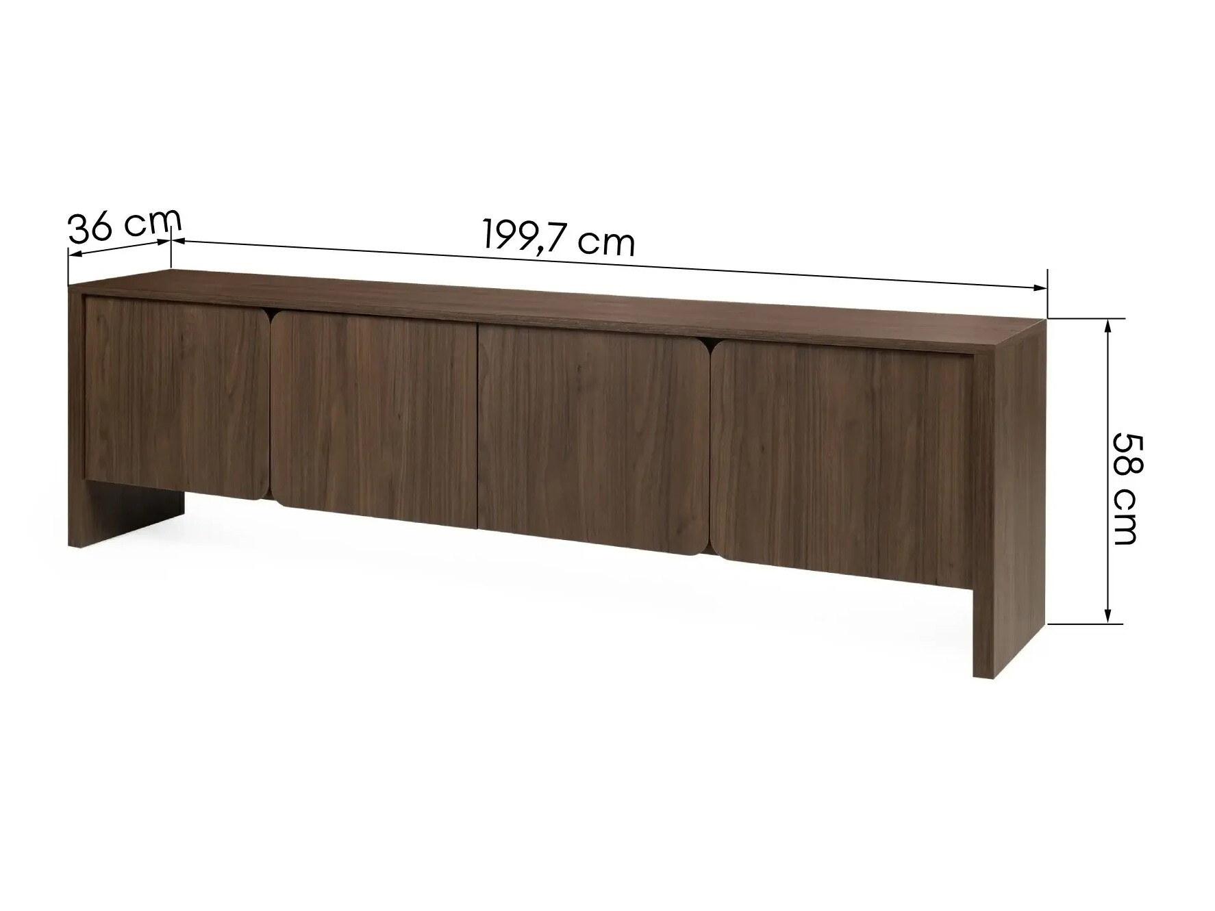 TV galds Burleson 609 (Riekstkoks)