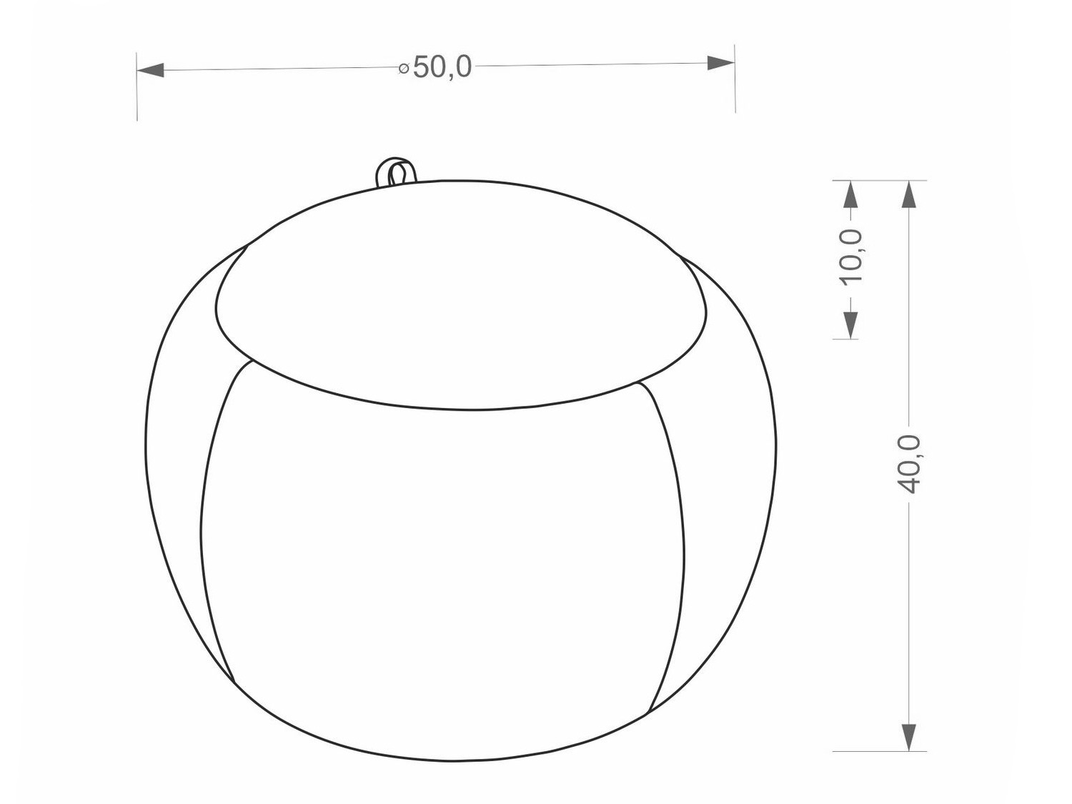 Pufs Houston 2108 (Bēšs)