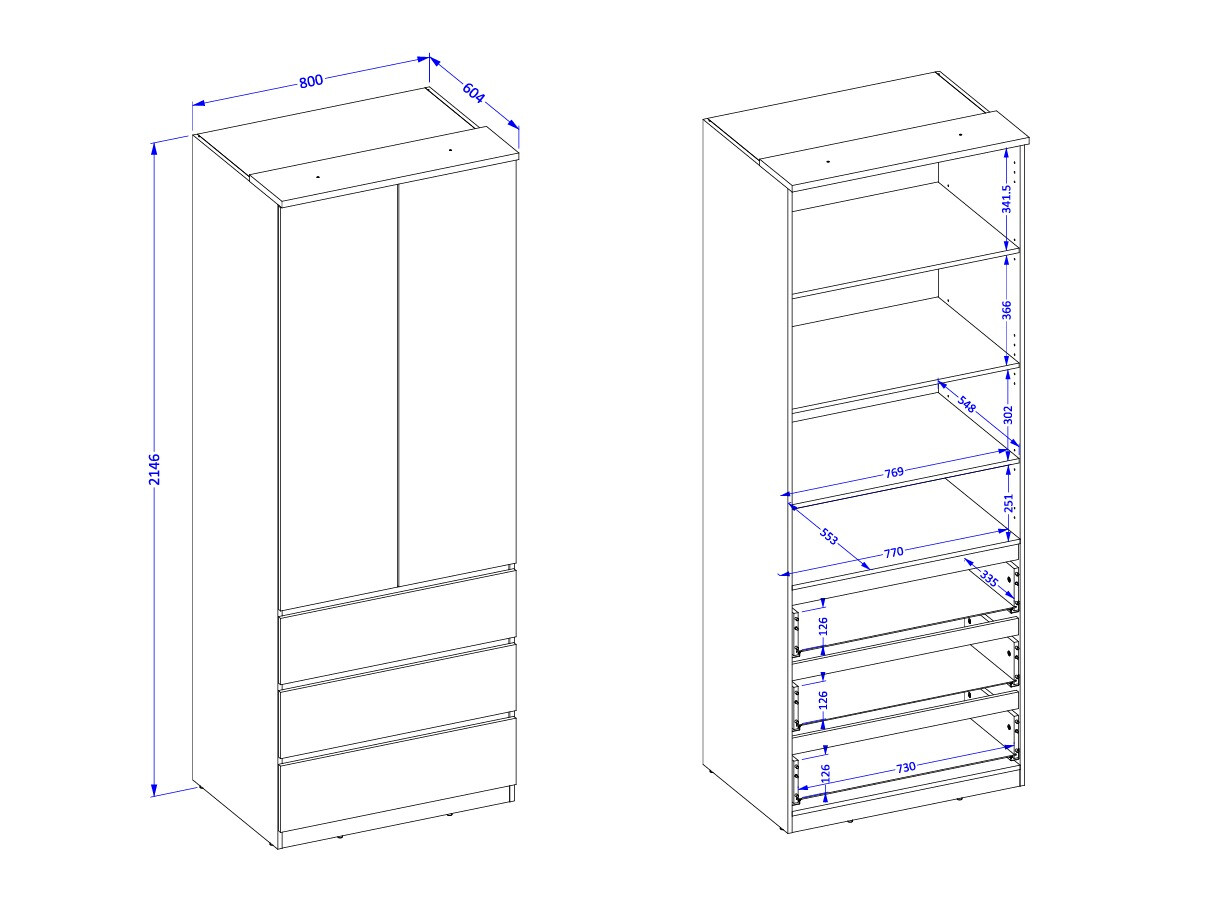 Skapis Nolcala 110 (Ozols + Bēšs)