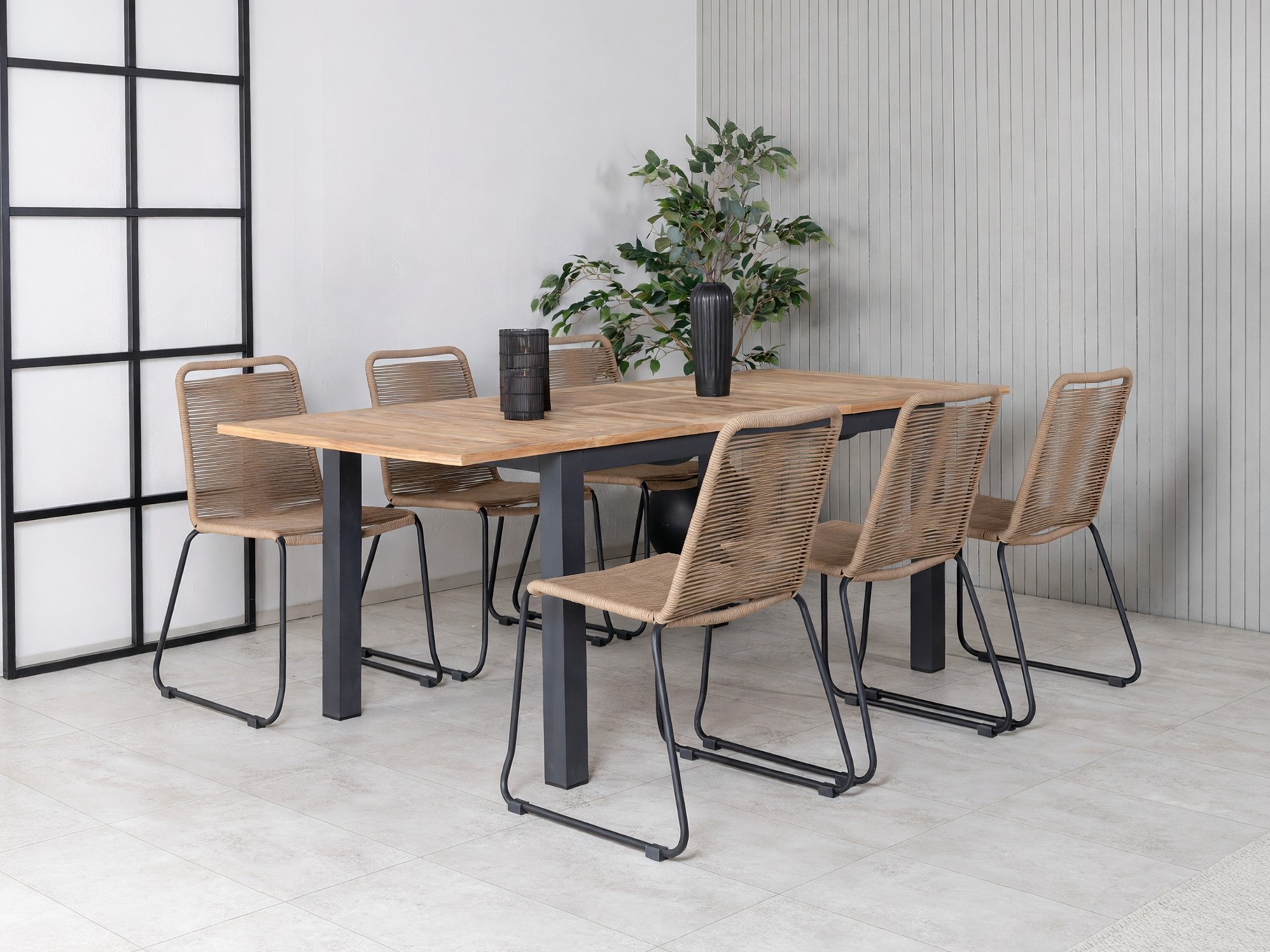 Galds un krēslu komplekts Dallas 5202