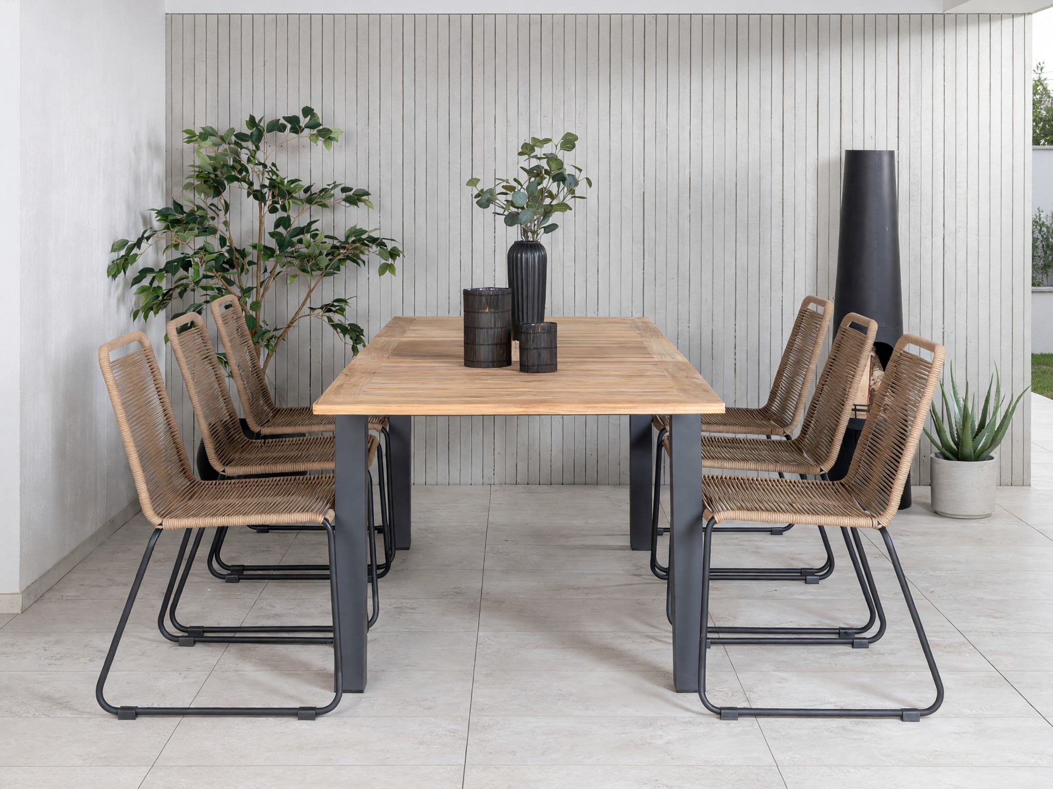 Galds un krēslu komplekts Dallas 5202