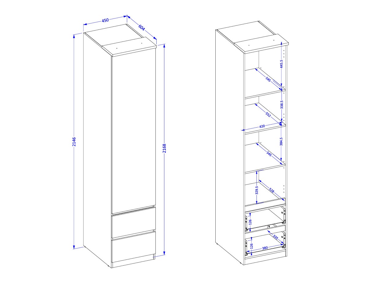Skapis Nolcala 119 (Ozols + Bēšs)