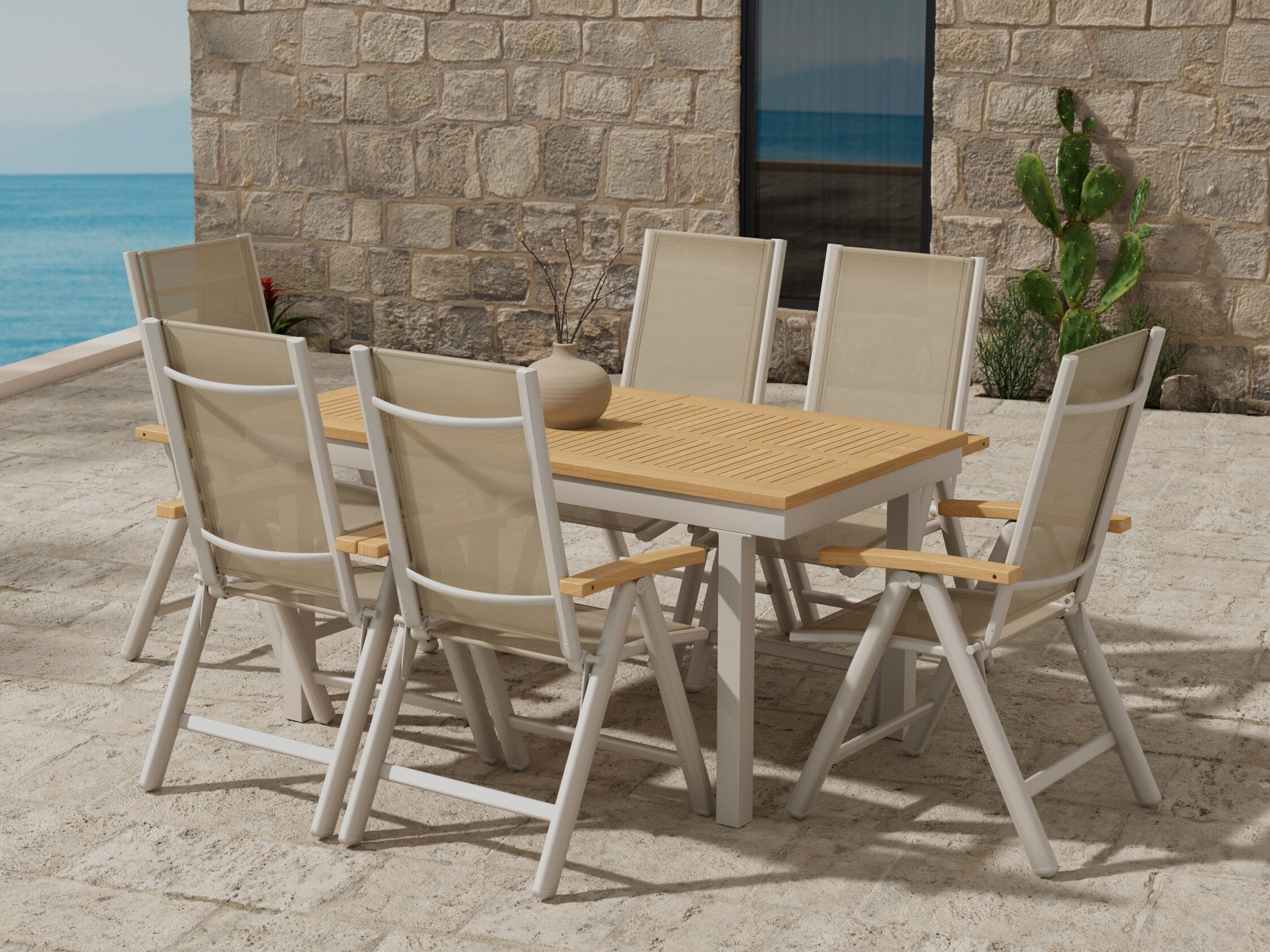 Galds un krēslu komplekts Dallas 5204