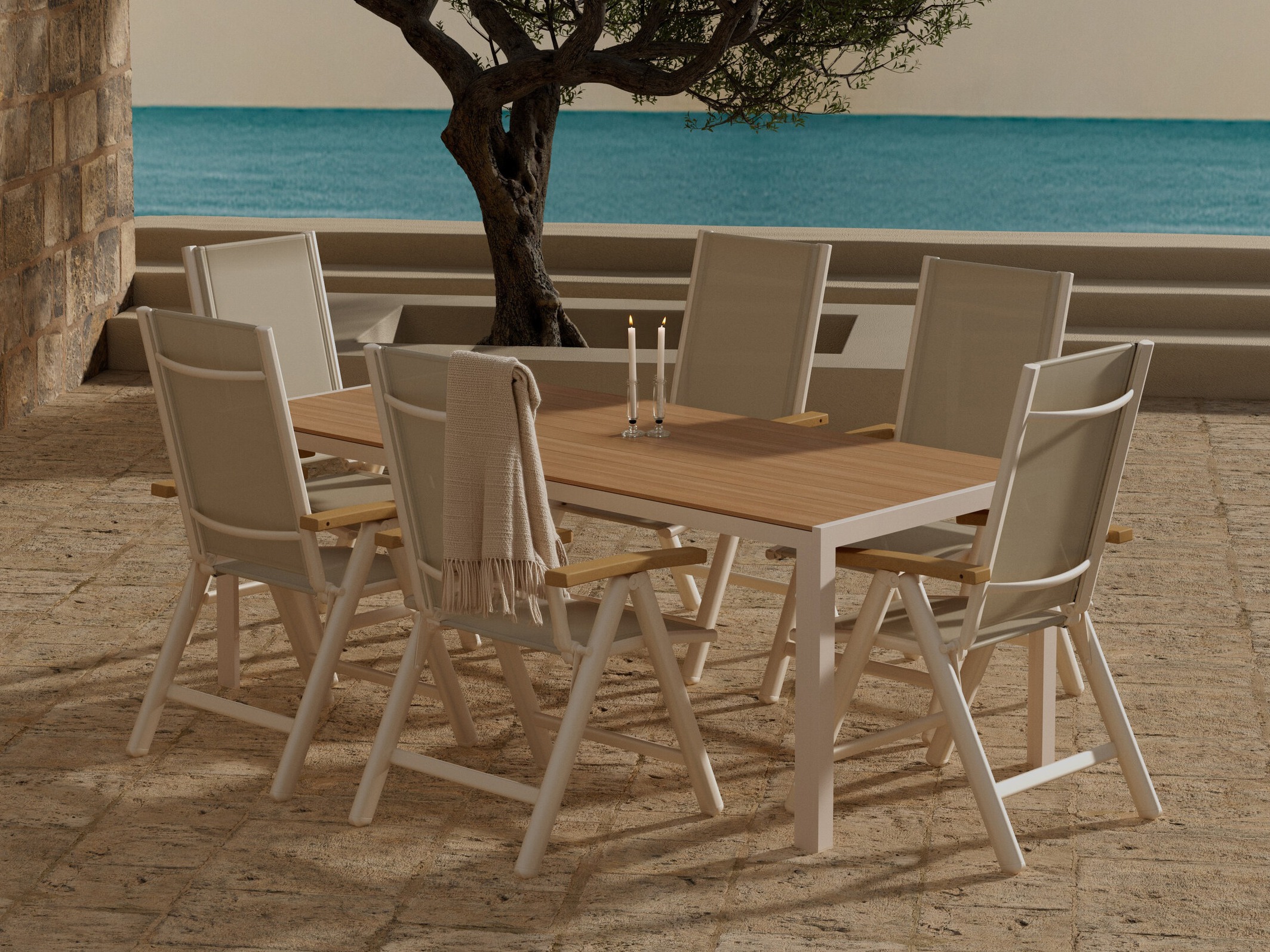 Galds un krēslu komplekts Dallas 5205