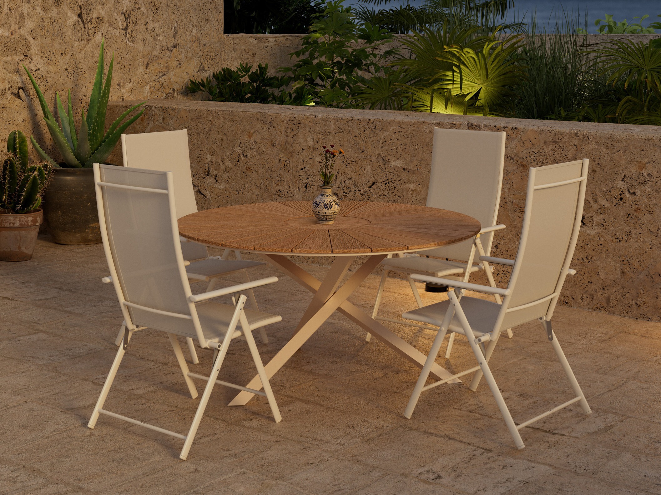 Galds un krēslu komplekts Dallas 5209