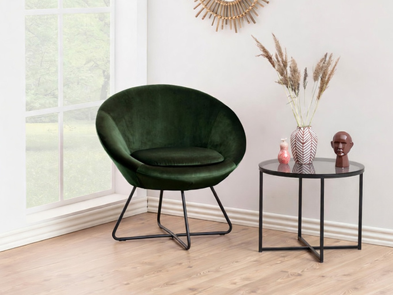 Krēsls Norsica 245 (Tumši zaļš + Melns)