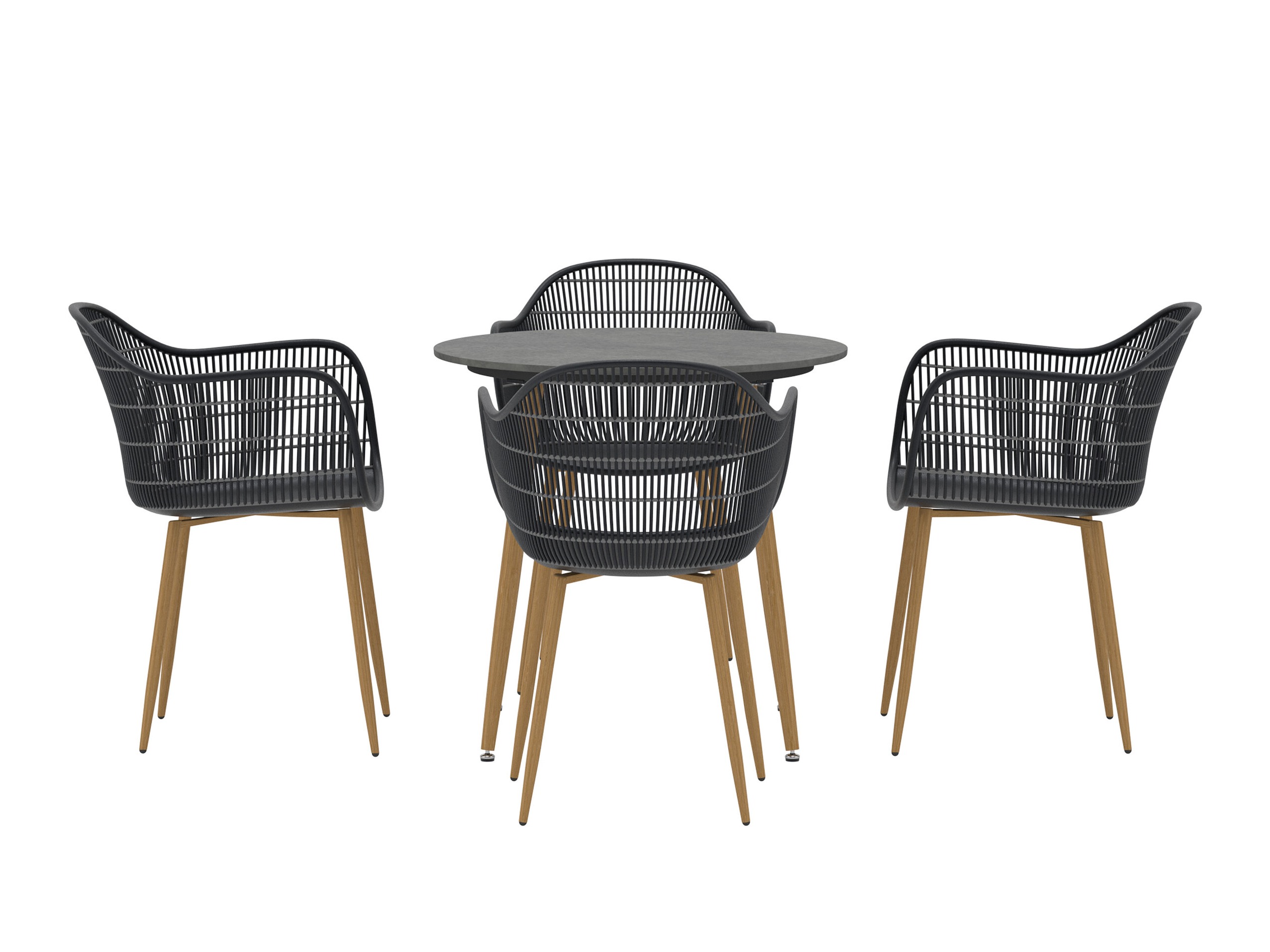 Galds un krēslu komplekts Dallas 5221