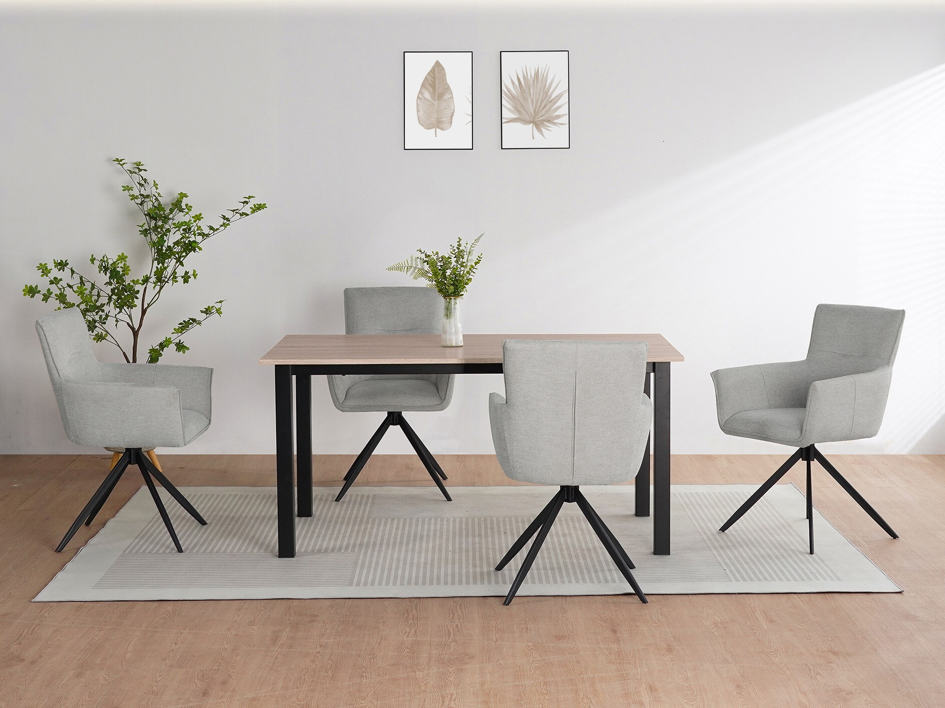 Galds Denton 1549 (Melns + Ozols)