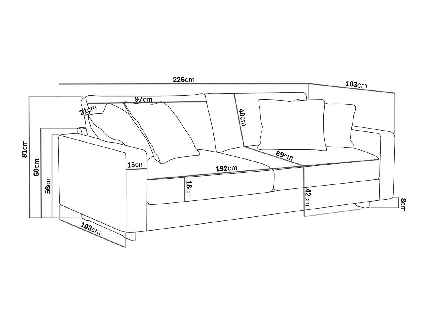 Dīvāns Tivsoe 109 (Storm 02)