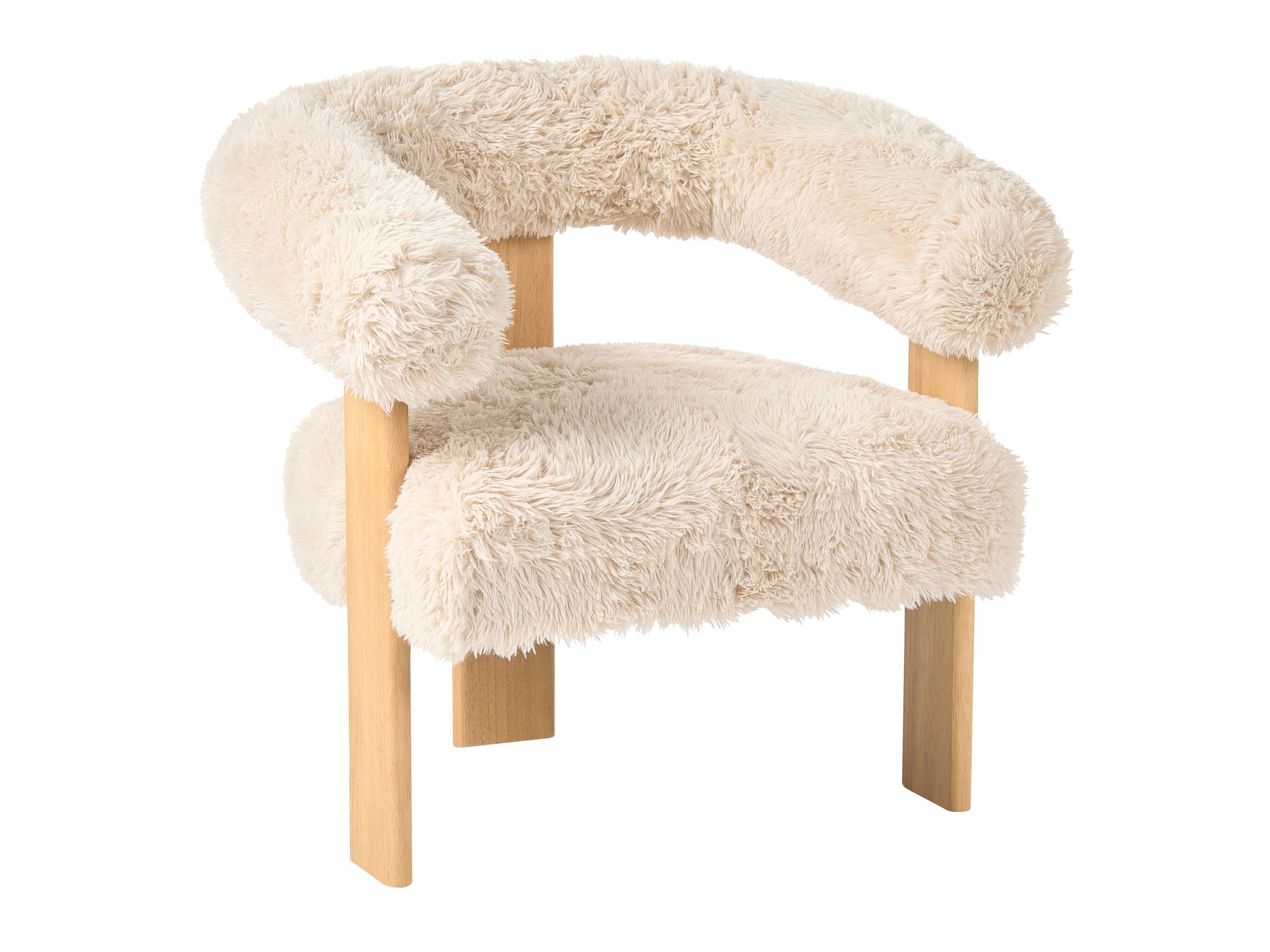 Krēsls Berwyn 3264 (Balts + Gaiši brūns)