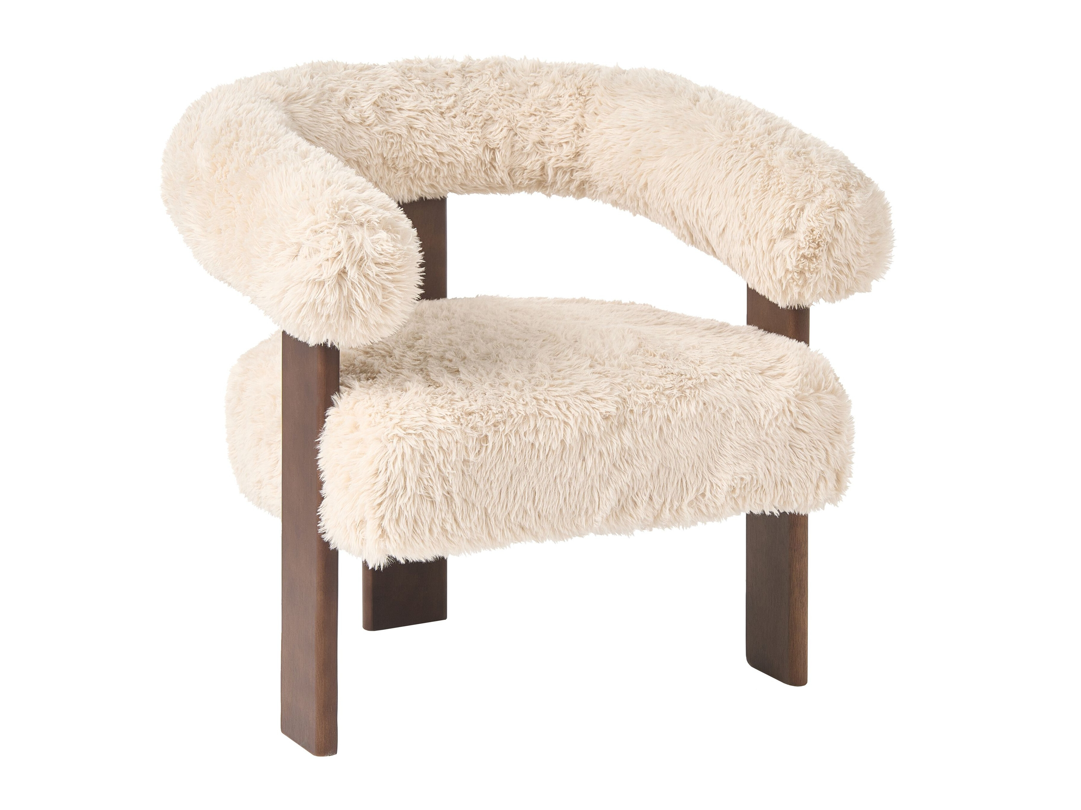 Krēsls Berwyn 3264 (Balts + Tumši brūns)