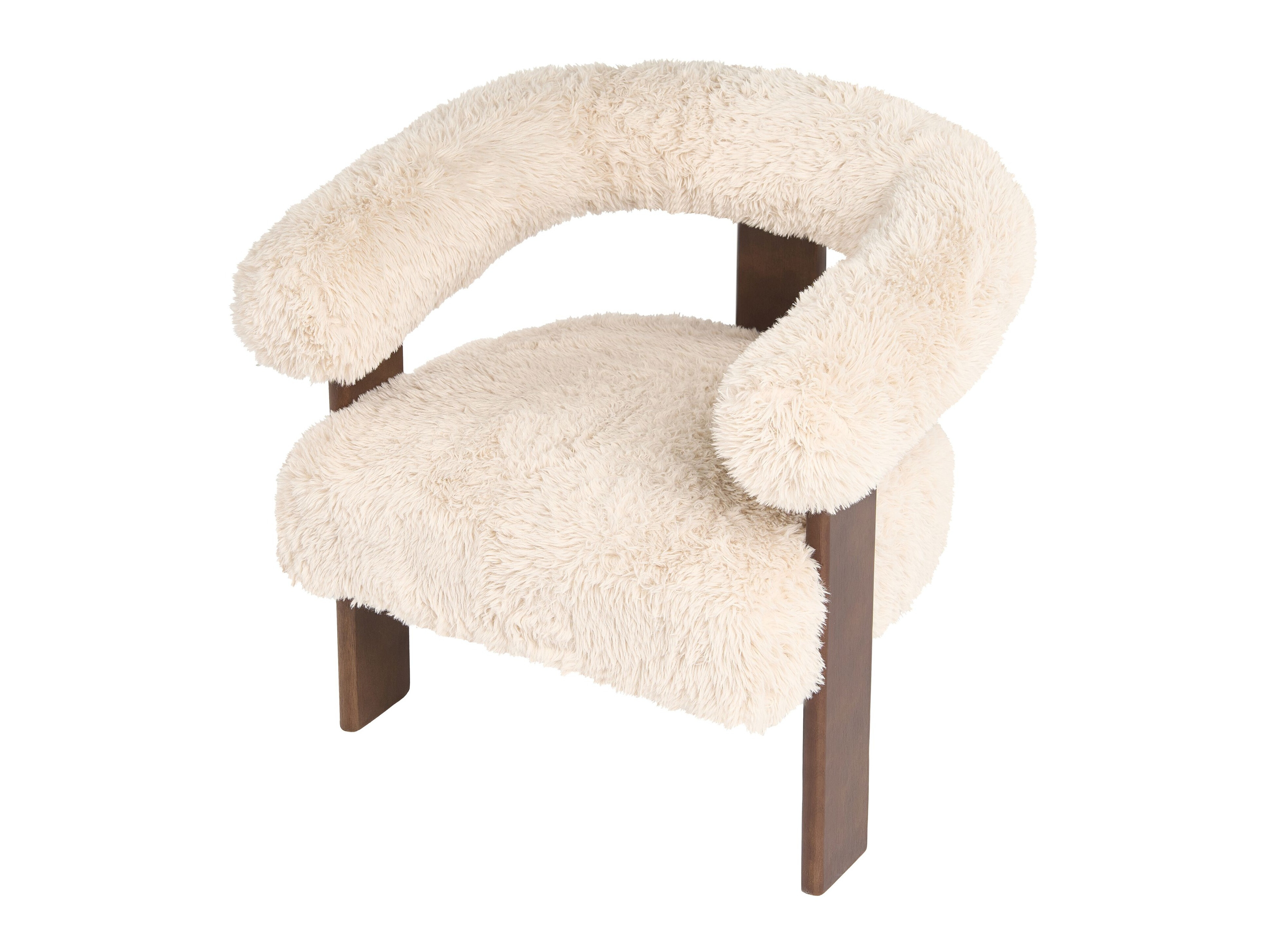 Krēsls Berwyn 3264 (Balts + Tumši brūns)