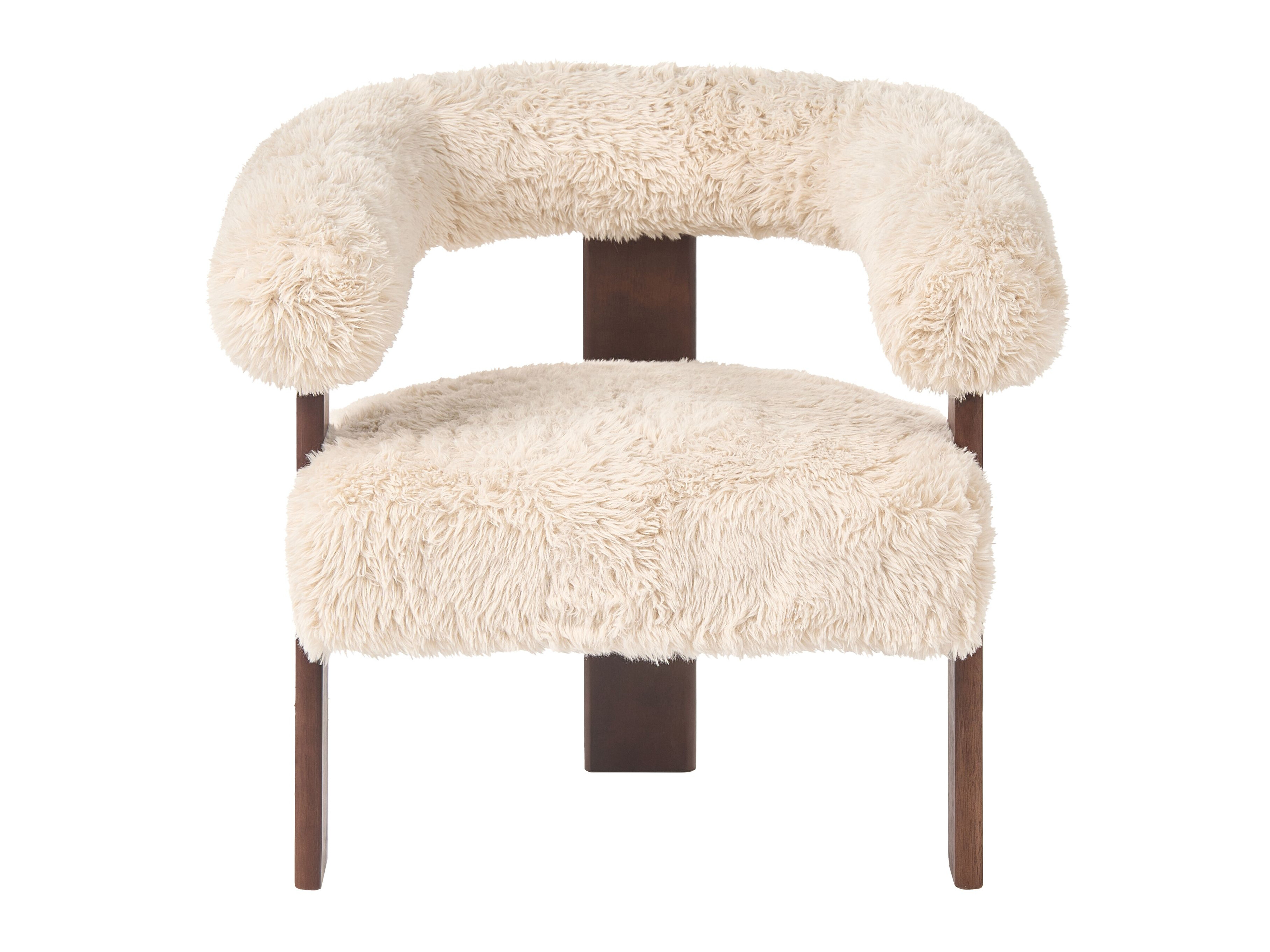 Krēsls Berwyn 3264 (Balts + Tumši brūns)