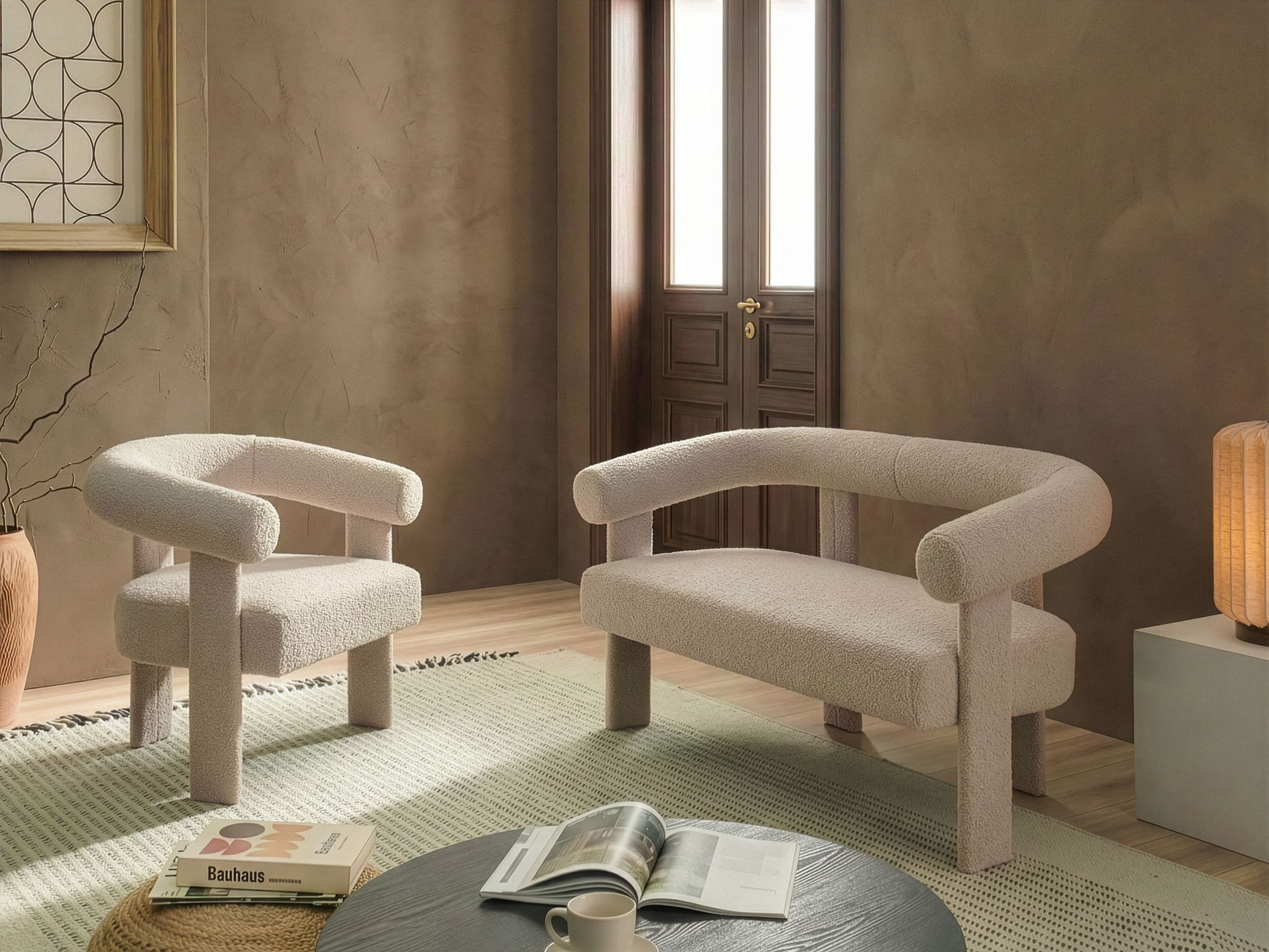 Krēsls Berwyn 3268 (Gaiši bēšs)