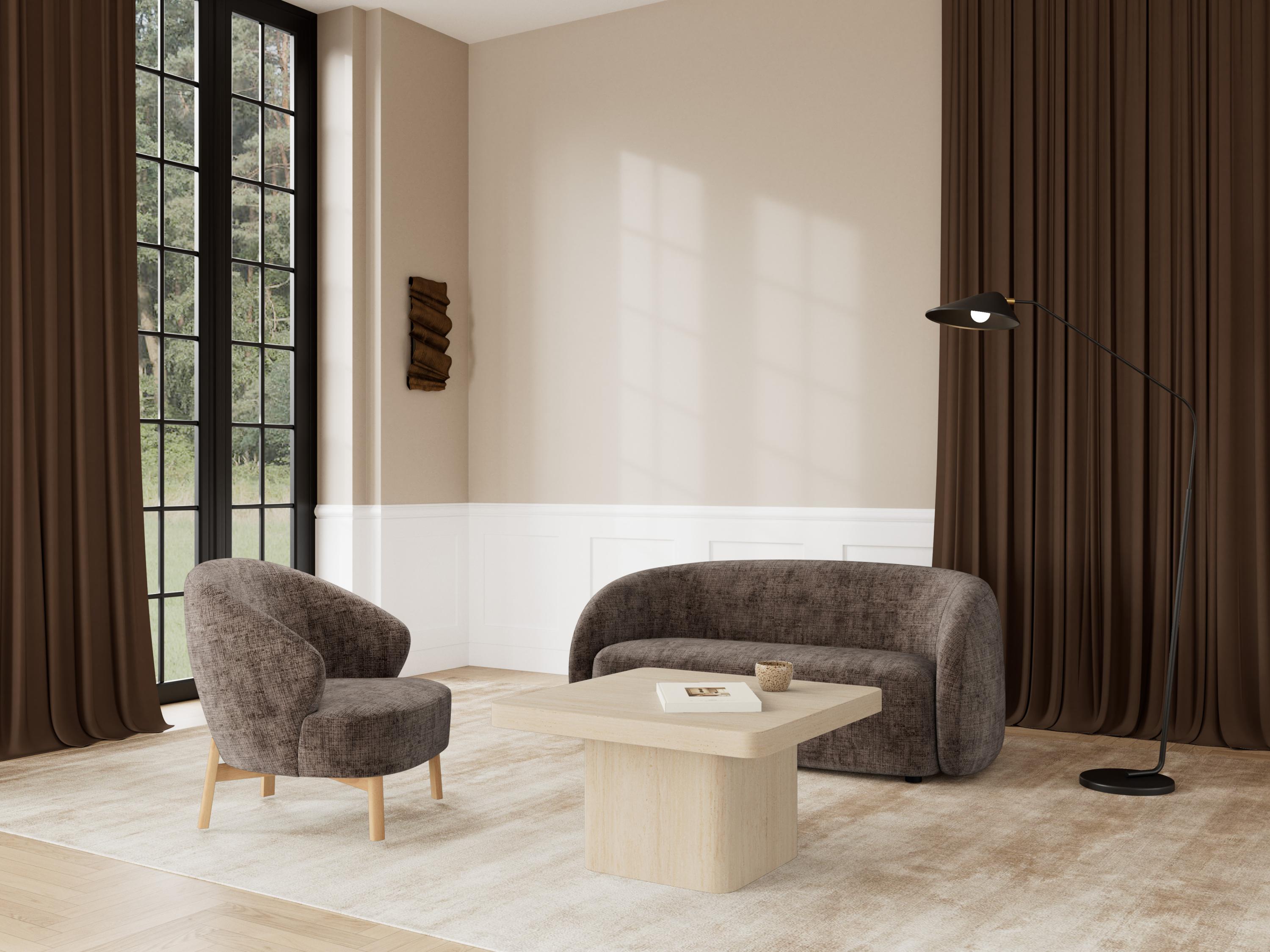 Krēsls Norsica 1064 (Tumši brūns + Ozols)